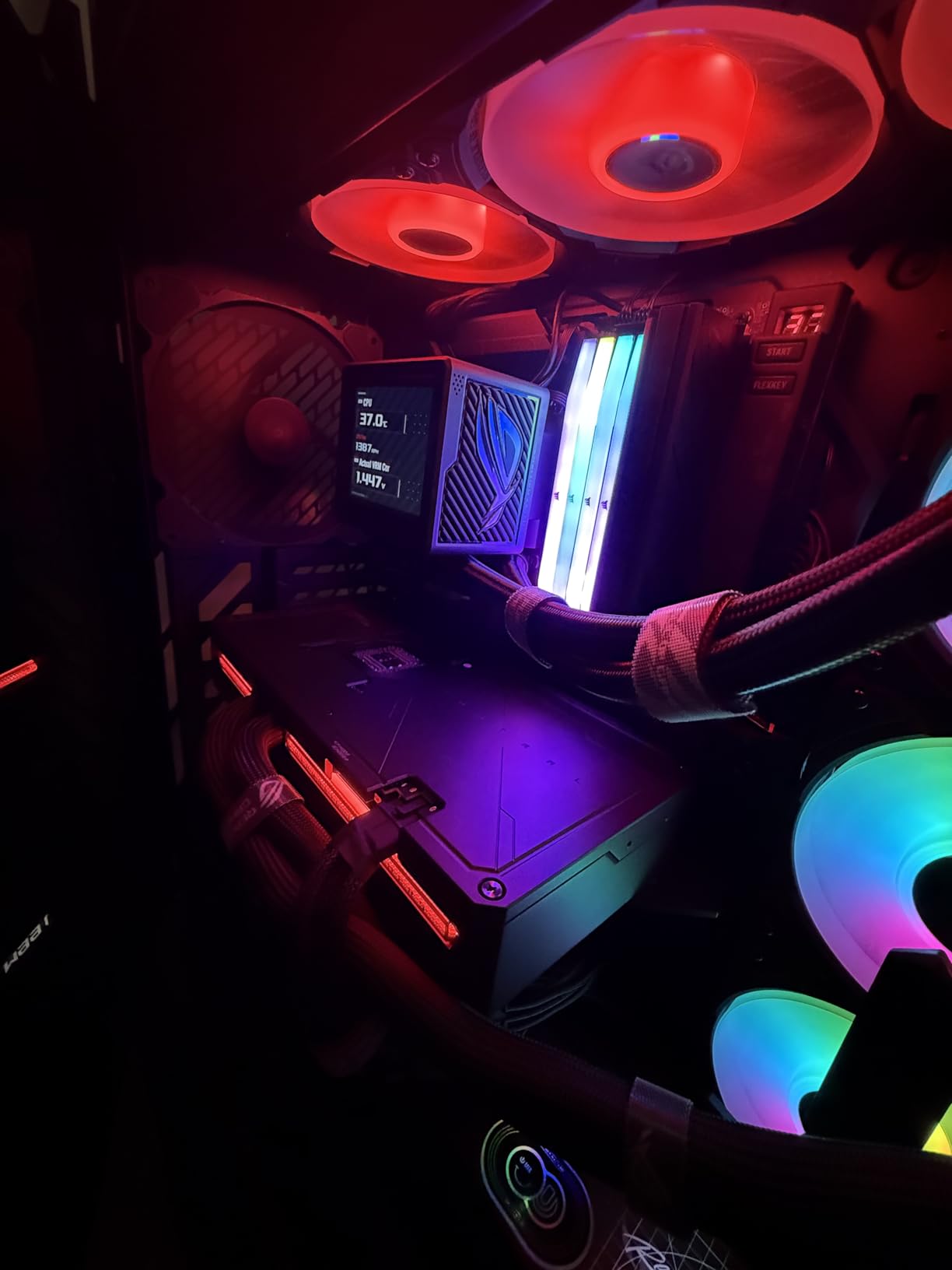 ASUS ROG Ryujin III ARGB Extreme 360mm AMD/Intel Gaming Liquid CPU Cooler | 360mm AIO, Asetek Gen8 V2 pump, magnetic ARGB fans, 3.5
