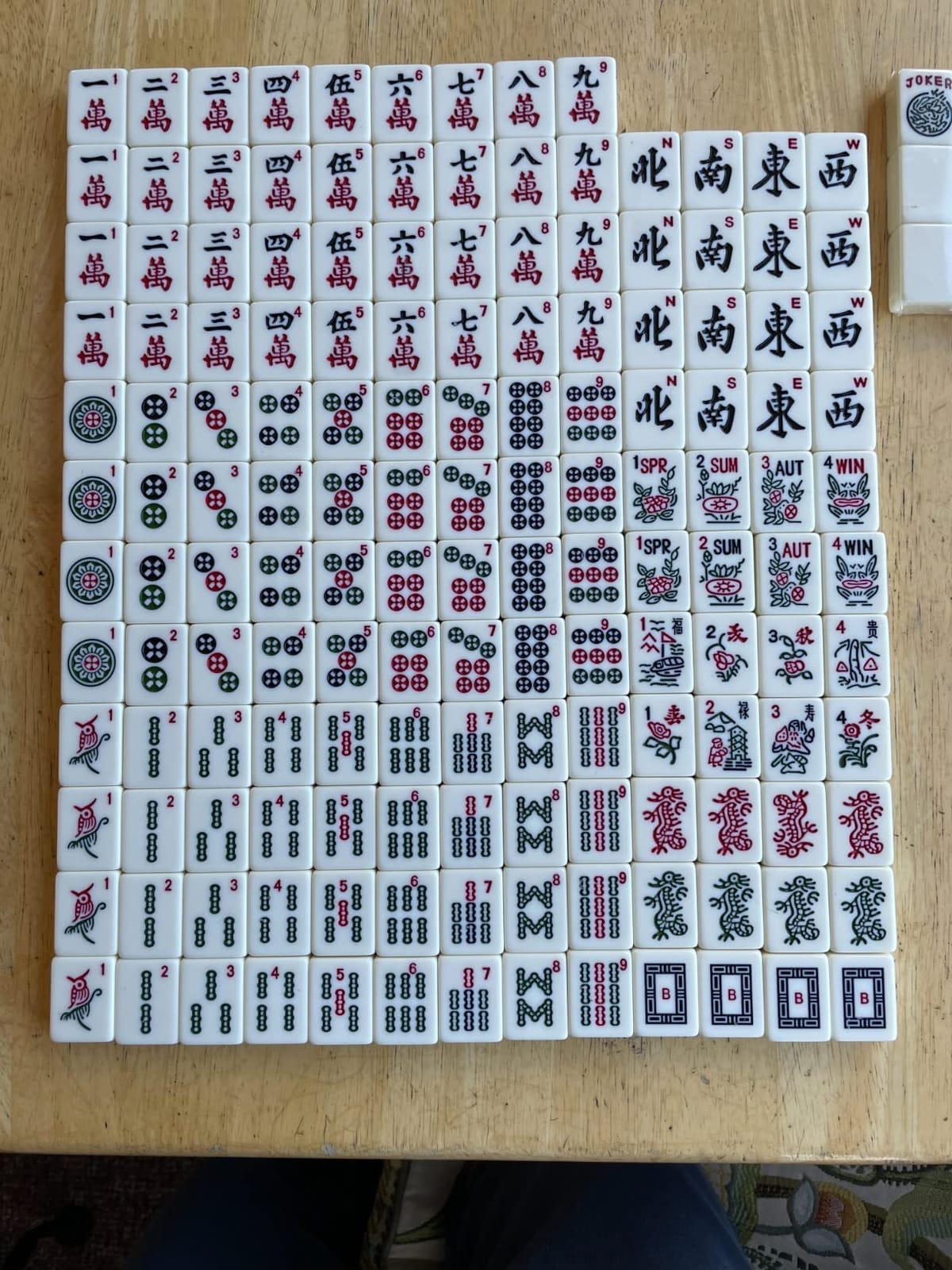 Yellow Mountain Imports American Mahjong Set, Indigo Tides - Blue Soft Case customer photo 1