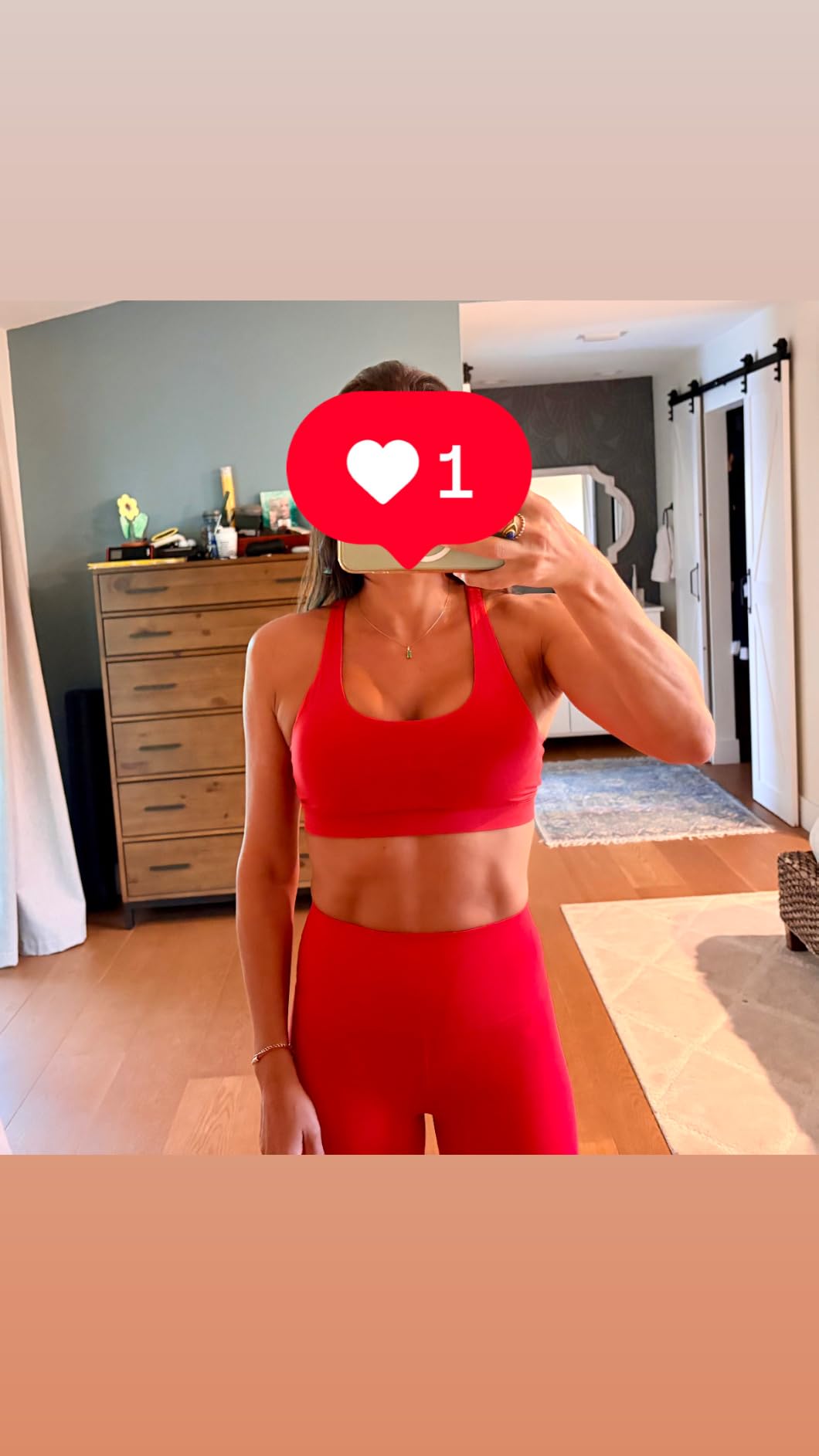 CRZ YOGA Naked Feeling Strappy Sports Bras | Medium Support, Removable Pads, Yoga, Sleek, Scoop Neck, for Women customer photo 1