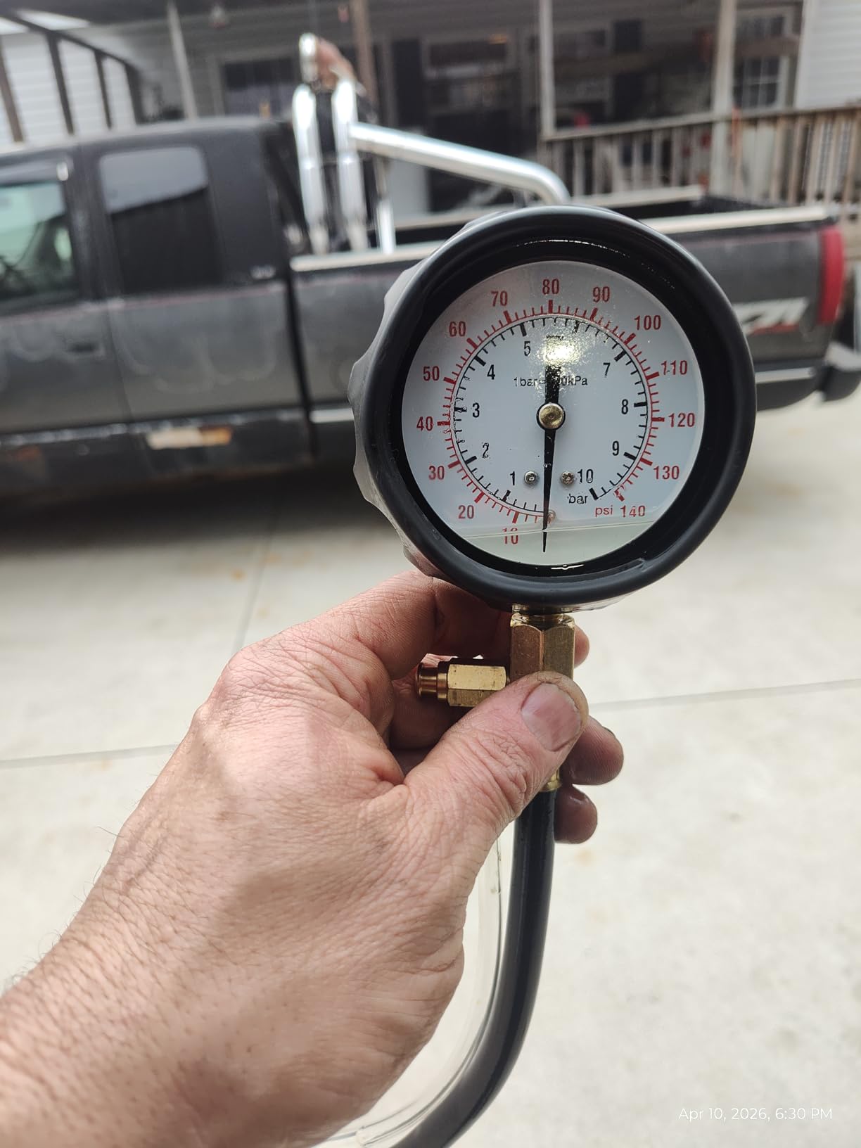 0-140PSI Fuel Pressure Tester Kit, Fuel Injector Injection Pump Pressure Gauge, Fuel Pump Pressure Tester Diagnostic Tool for Gasoline Cars, Trucks, Motorcycles and RVs customer photo 1