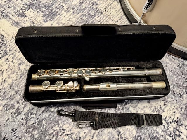 Tosnail Flute Case, Flute Bag Hard Shell with Adjustable Shoulder Strap, Clarinet Case Carrying Bag Hard for 16 Holes Flute customer photo 2