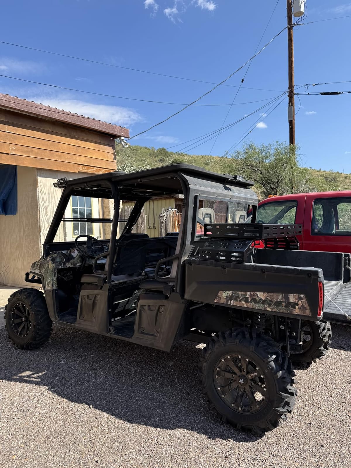 TOPOWN Heavy Duty UTV Overbed Cargo Rack with Adjustable Mounting Brackets customer photo 2
