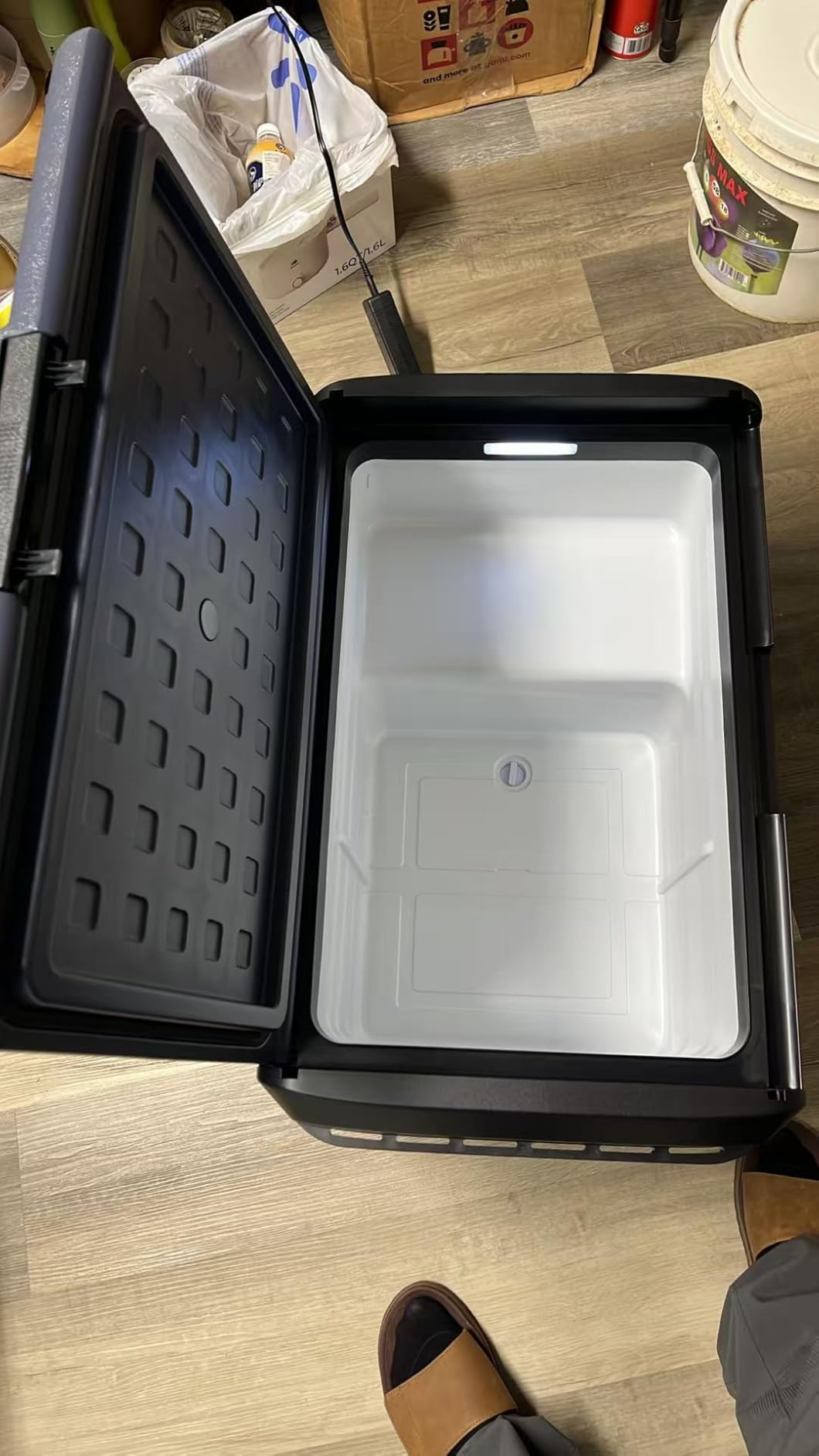 BODEGACOOLER 12 Volt Refrigerator, 100QT (95L) IPX4 Waterproof Electric Cooler, Car Fridge Dual Zone APP Control with 12/24V DC 110-240V AC, -4℉~68℉, Portable Freezer for Camping, Travel, RV, Road Trips customer photo 1