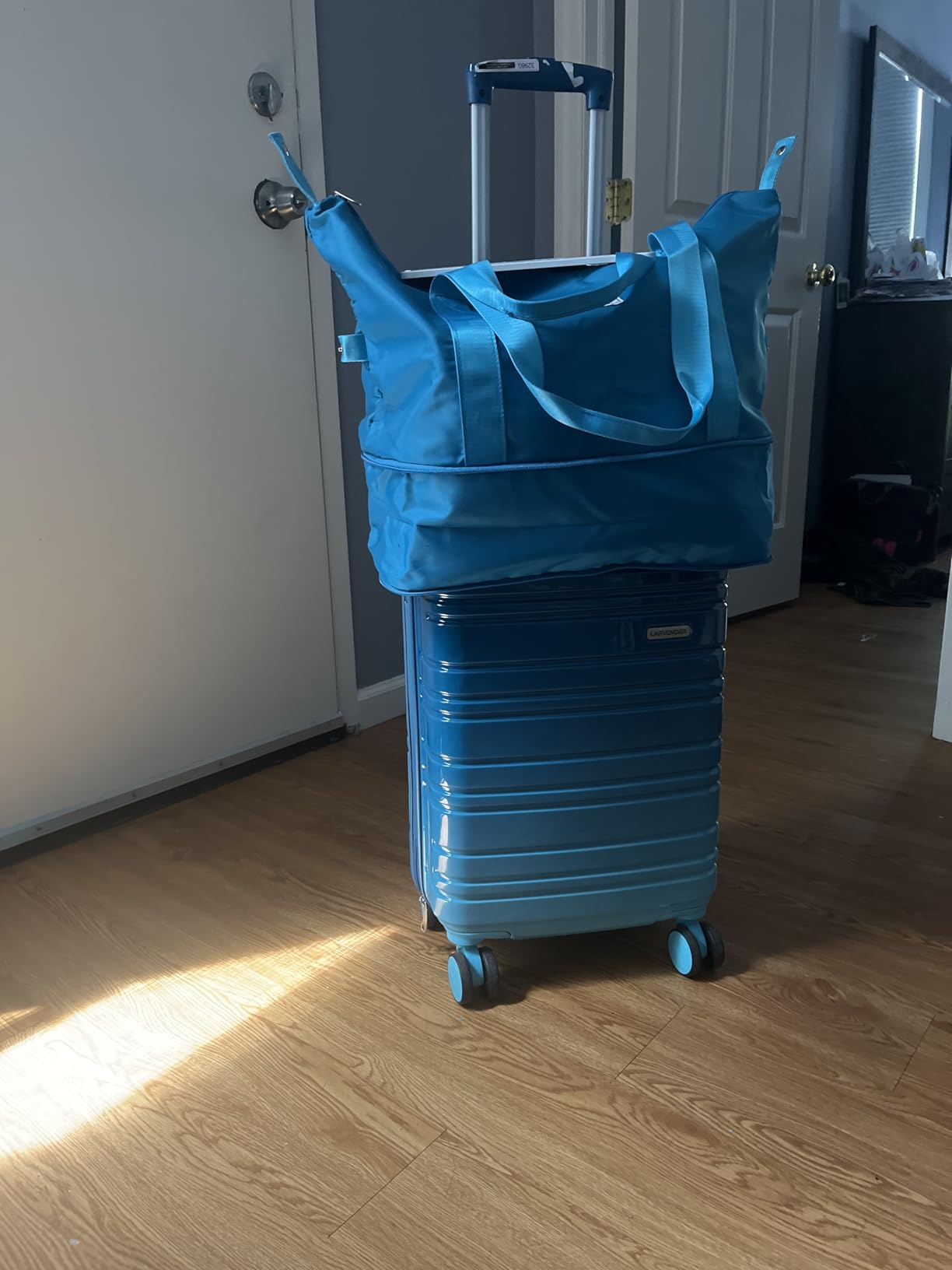 LARVENDER Carry on Luggage Sets 3 Piece, 20