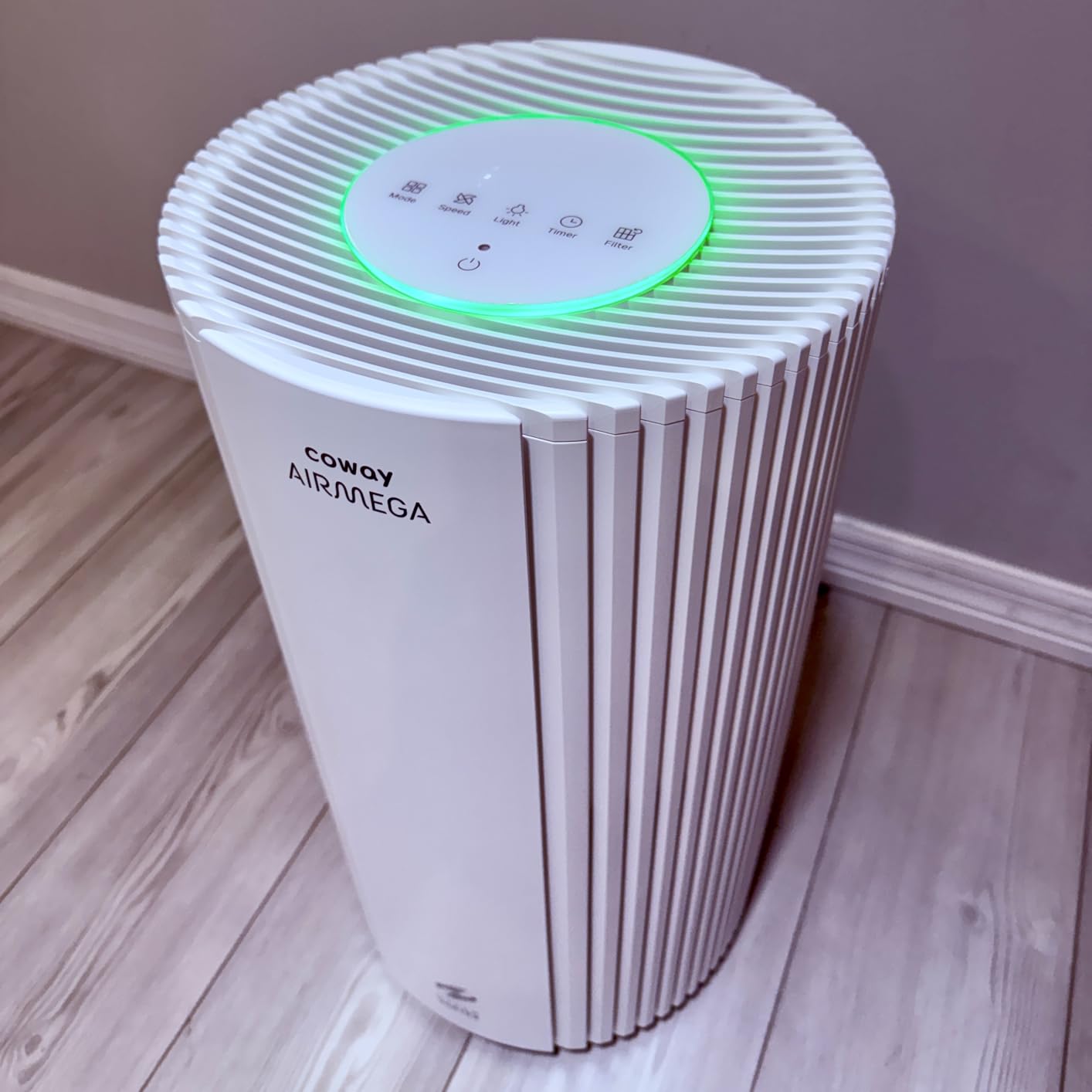 COWAY Airmega 350 Air Purifier for Large Room Whole Home Up to 2,640 ft², HEPA Filter for Allergens, White customer photo 2