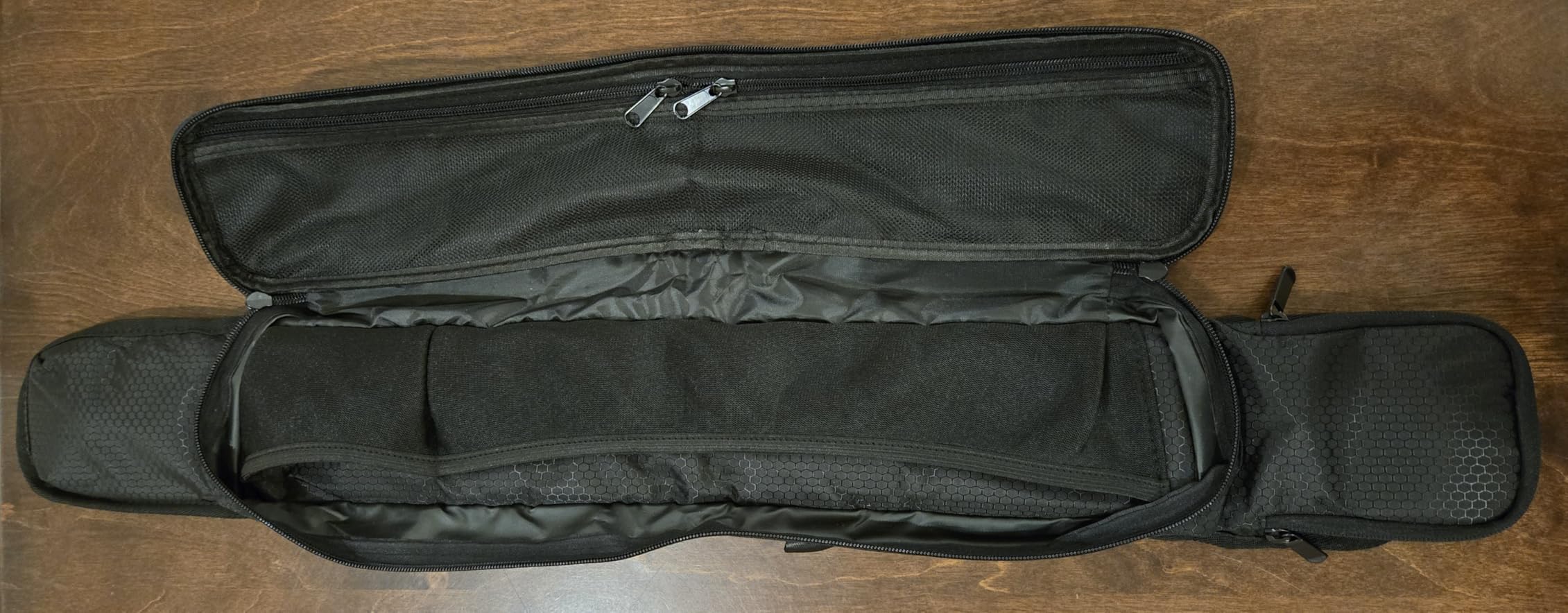 PEKREWS Pool Cue Case, 1x1 Soft Pool Stick Bag with Accessory Pocket | Sturdy Polyester, Hold 1 Stick, Cue Stick Case with Shoulder Strap and Side Handle, Billiard Cue Sling Bag customer photo 1