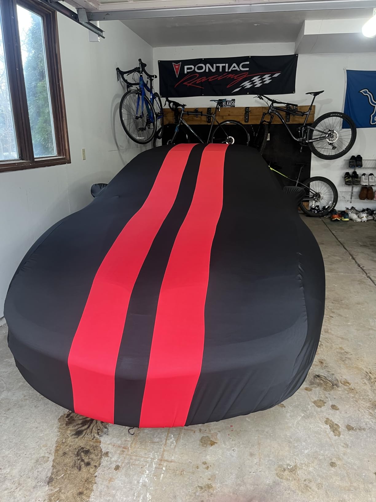 WinPower Indoor Sports Car Cover, Stretch Dustproof Protection Fit 164-181