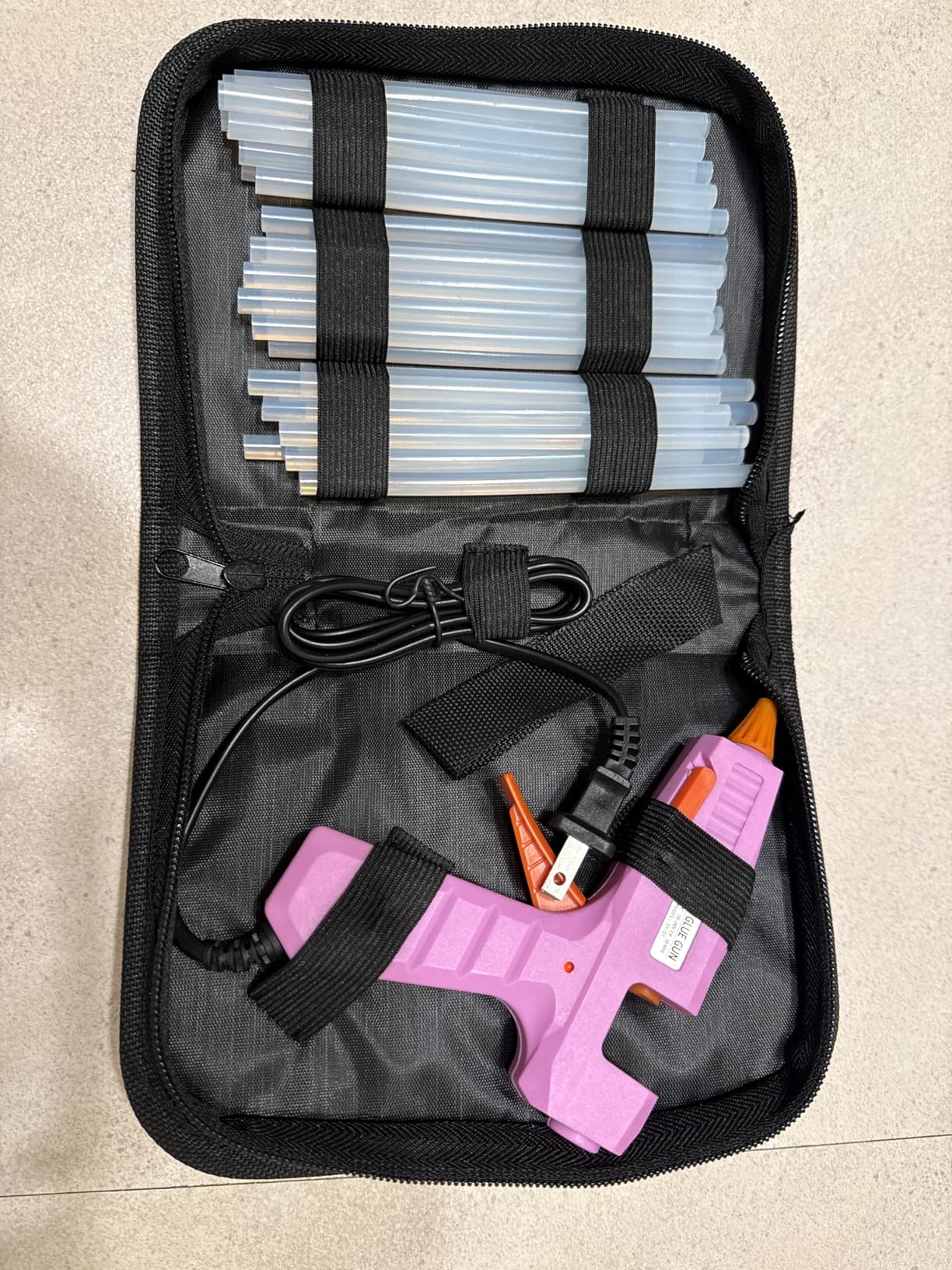 100W Cordless Glue Gun for Dewalt 20V MAX Battery- 20 Full Size Glue Sticks | Digital Temperature Adjustable High Temp Full Size Heavy Duty Hot Glue Gun (Battery Not Include) customer photo 1