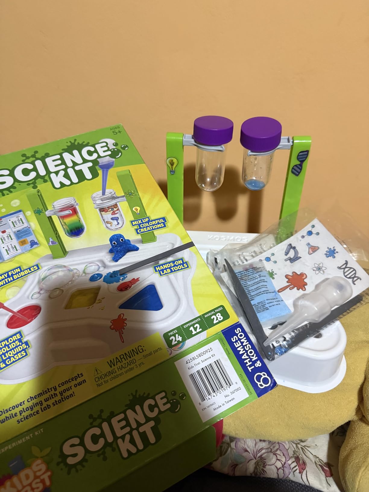 Thames & Kosmos Kids First Science Kit | STEM Learning, Intro to Chemistry for Ages 5+ | Safe & Educational Lab Setup with 20+ Durable Tools, 12 Experiments | Explore Lab Skills & Science Concepts customer photo 2