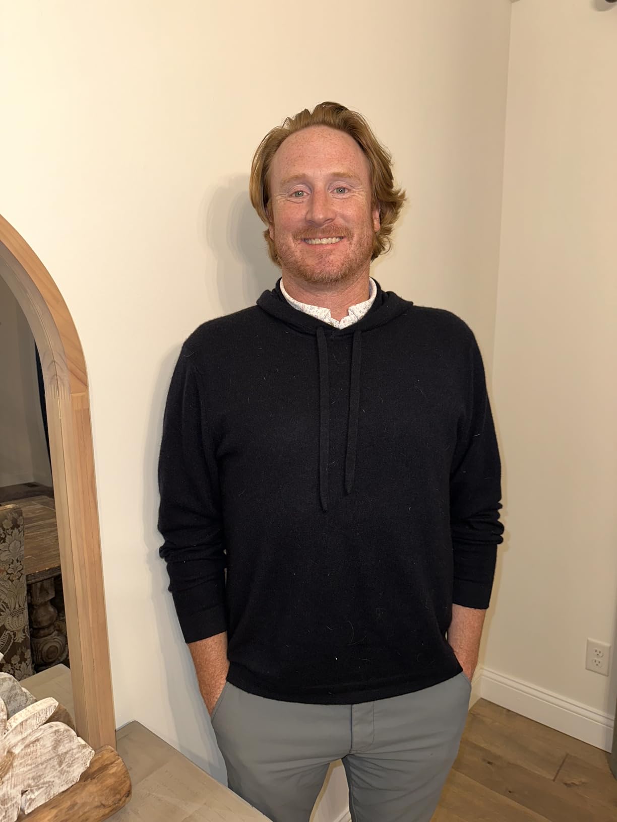 Men's The Off-duty Cashmere Hoodie customer photo 1
