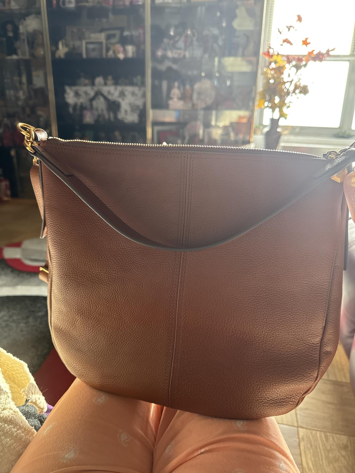 Fossil Women's Jolie Leather Hobo Purse Handbag for Women customer photo 1