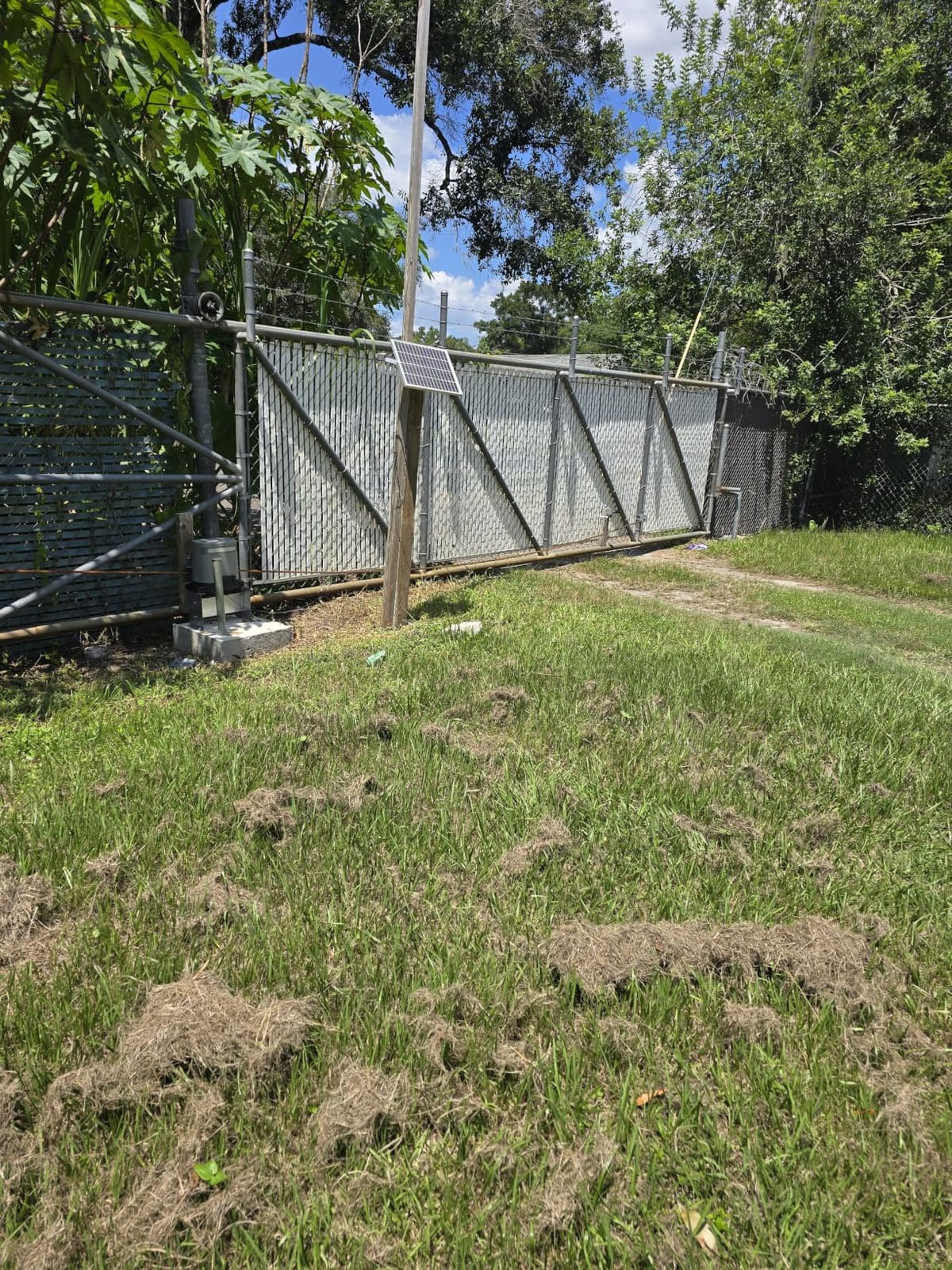 Blütezeit 1400lb Solar Sliding Gate Opener, Automatic Chain Drive Gate Motor with WiFi Control | Backup Battery | IR Sensor & 2 Remotes for Driveway Gates (Solar Panel Included) customer photo 2