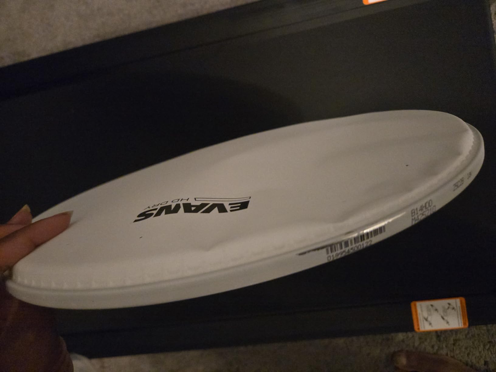 Evans HD Dry Coated Tompack Drum Heads 10, 12, 14 Inch customer photo 1