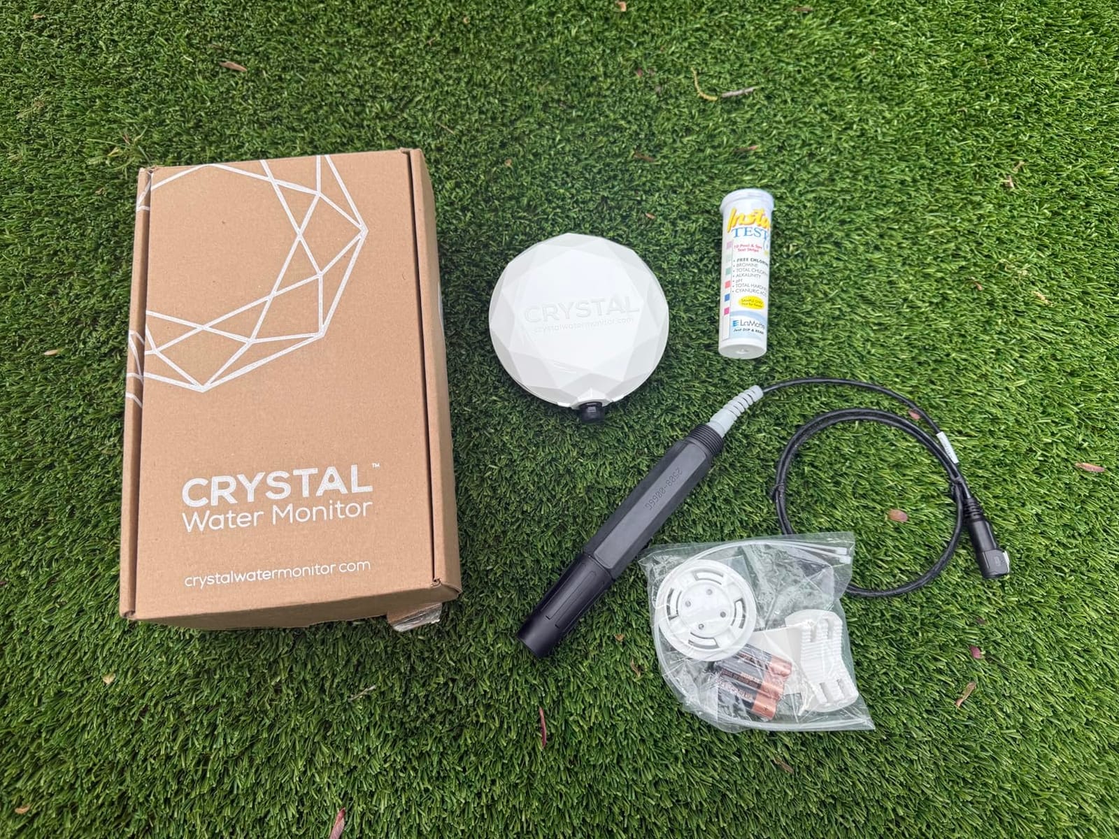 Crystal Smart Water Monitor for Salt Water Pools & Hot Tubs (New Model) | 24/7 Continuous Digital Water Testing with App Notifications & Custom Chemical Dosing for Pools, Hot Tubs & Swim Spas customer photo 1