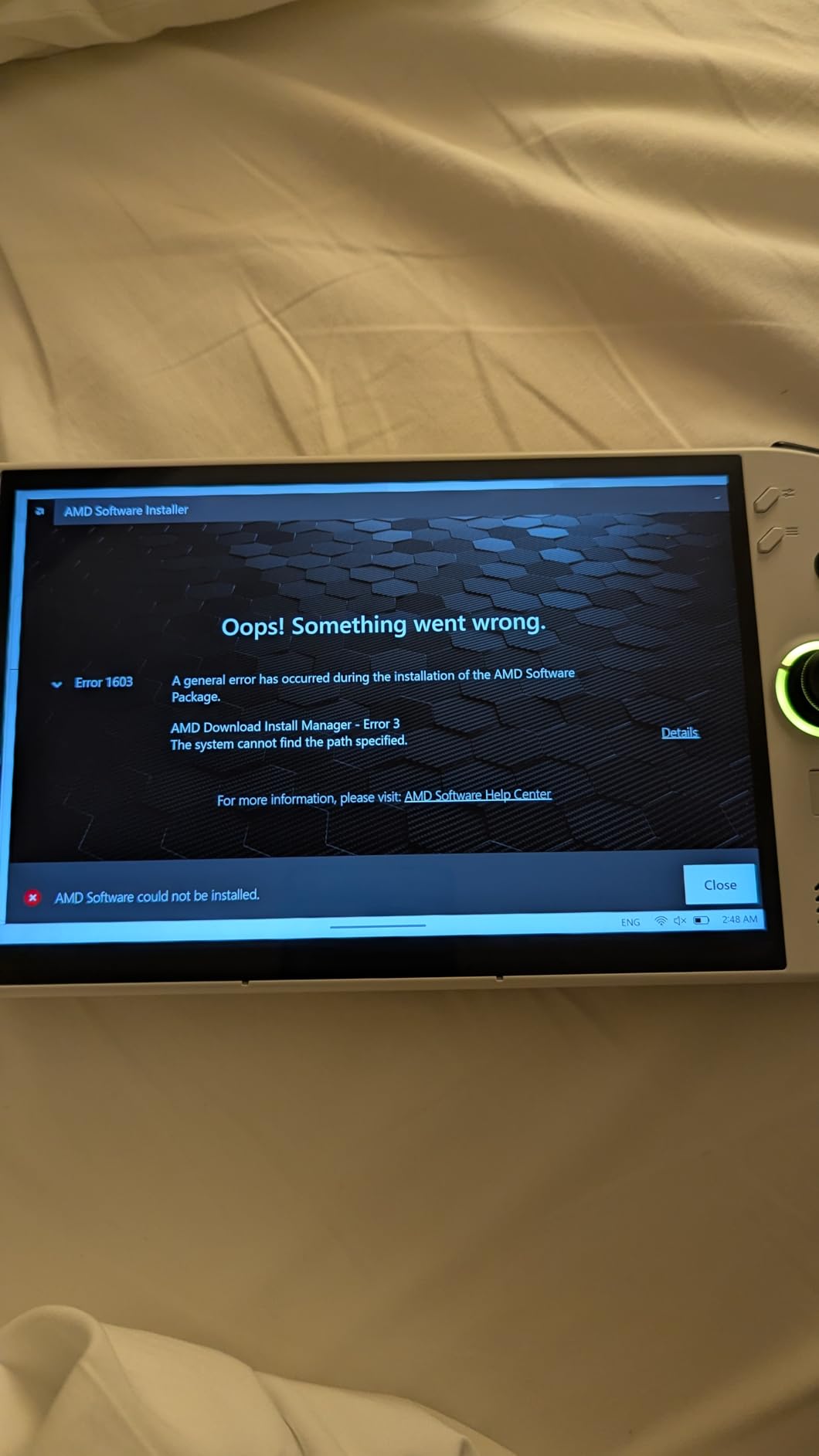 Lenovo Legion Go S - 2025 Mobile Gaming Console, AMD Radeon Graphics, 8