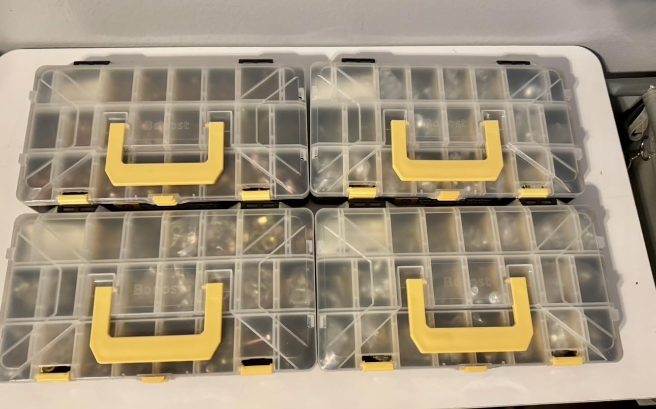 Bonost 3010pcs Nuts and Bolts Kit with Grade 8.8 Metric Hex Bolts, 4 Trays | Bolts and Nuts Kit with Assorted SAE & Metric Phillips Head Bolts, Matching Nuts and Lock Washers customer photo 2