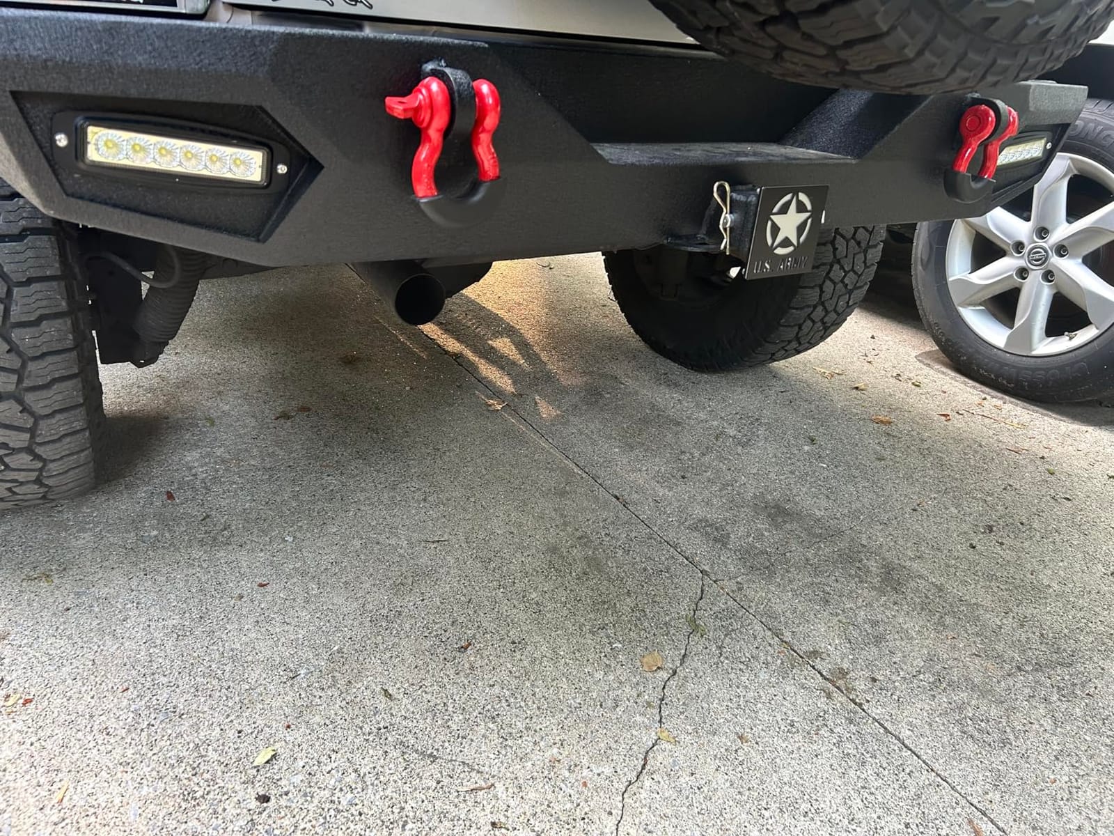 YZONA Tire Carrier Rear Bumper Compatible with Jeep JK JKU 2007-2018 customer photo 2