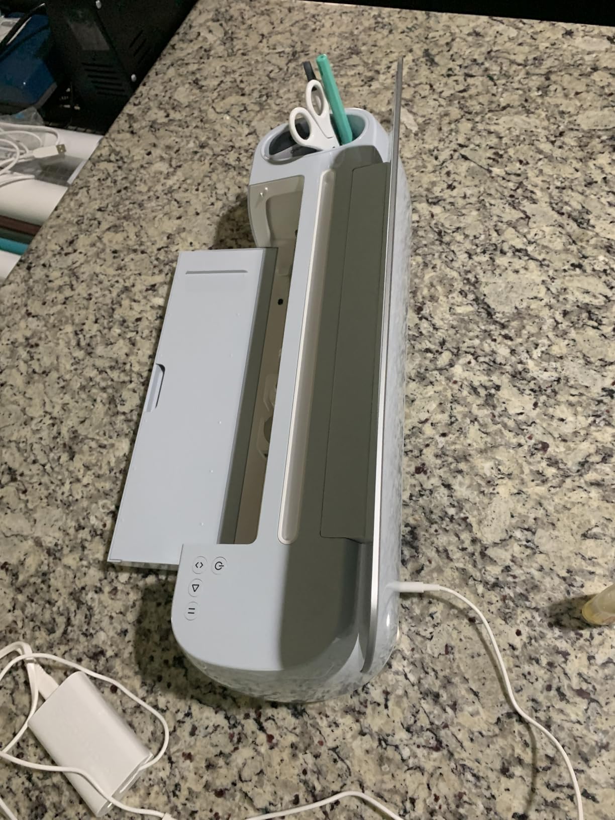 Cricut Maker 4 - Smart Cutting Machine (Seashell) | Engagement Bundle | Includes Smart Vinyl, Cardstock, Transfer Tape, Iron On HTV, Mat, Pens, Tool Kit, & 30 images customer photo 1