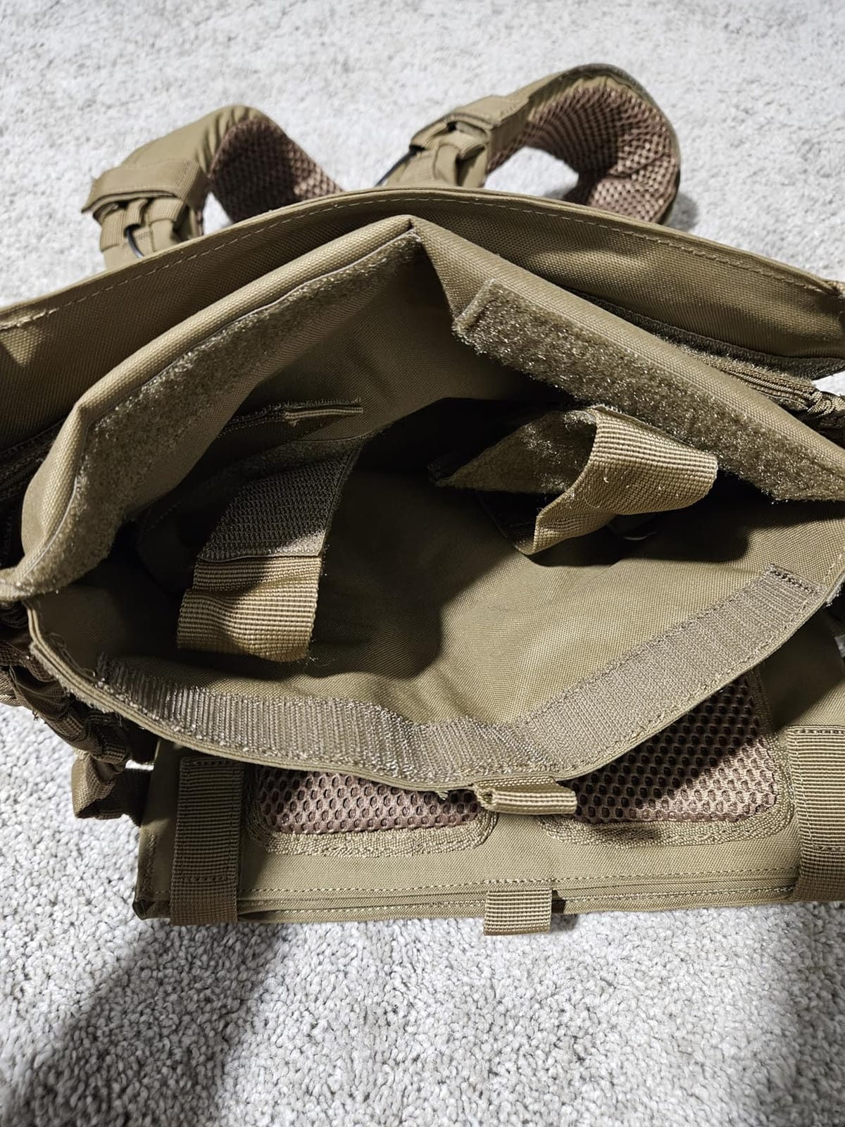 5.11 Tactical Unisex TacTec Plate Carrier, 500D Nylon, Adjustable Shoulder Straps, Style 56100ABR, Kangaroo customer photo 2