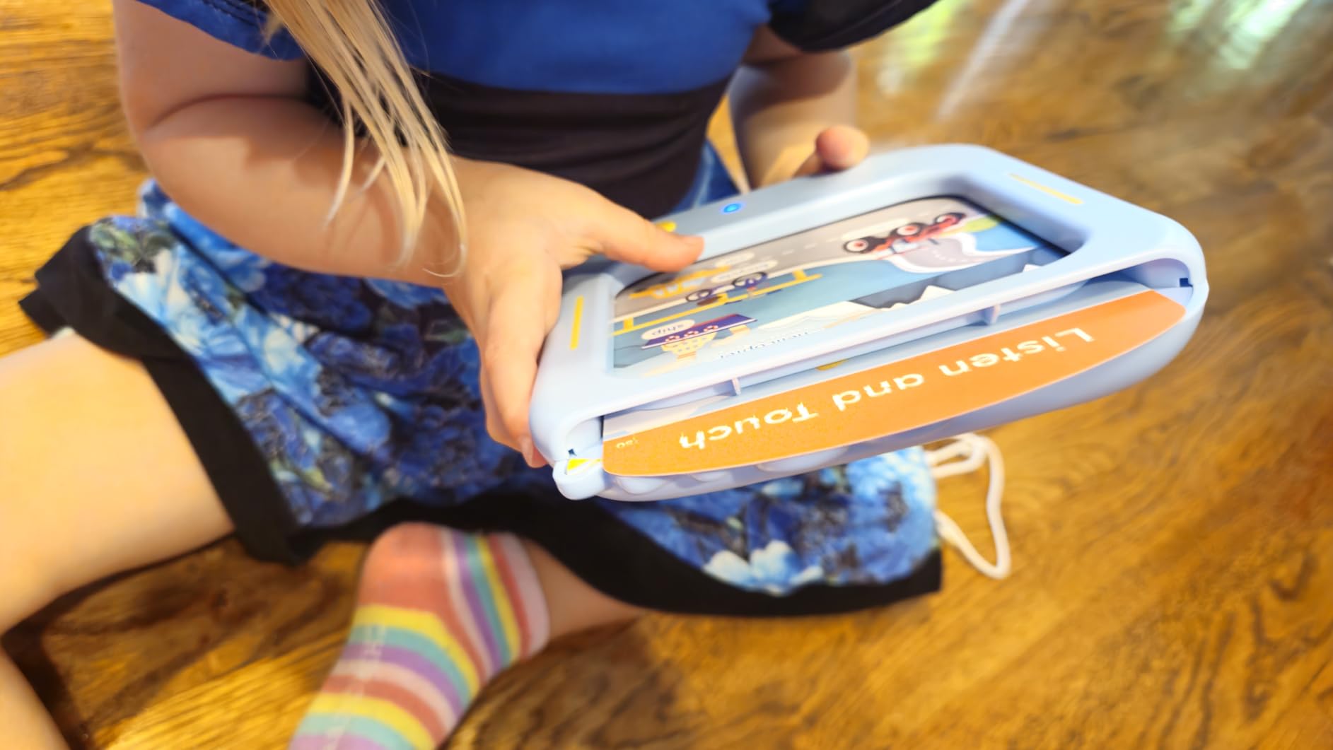 JoyCat Kids Learning Tablet, 156-Page Talking Phonics Flash Cards | 40+ Themes, 600+ Words, 100+ Interactive Games, Learn to Read, Screen-Free Preschool Learning Toys Gifts for 2-6 Year Old customer photo 1