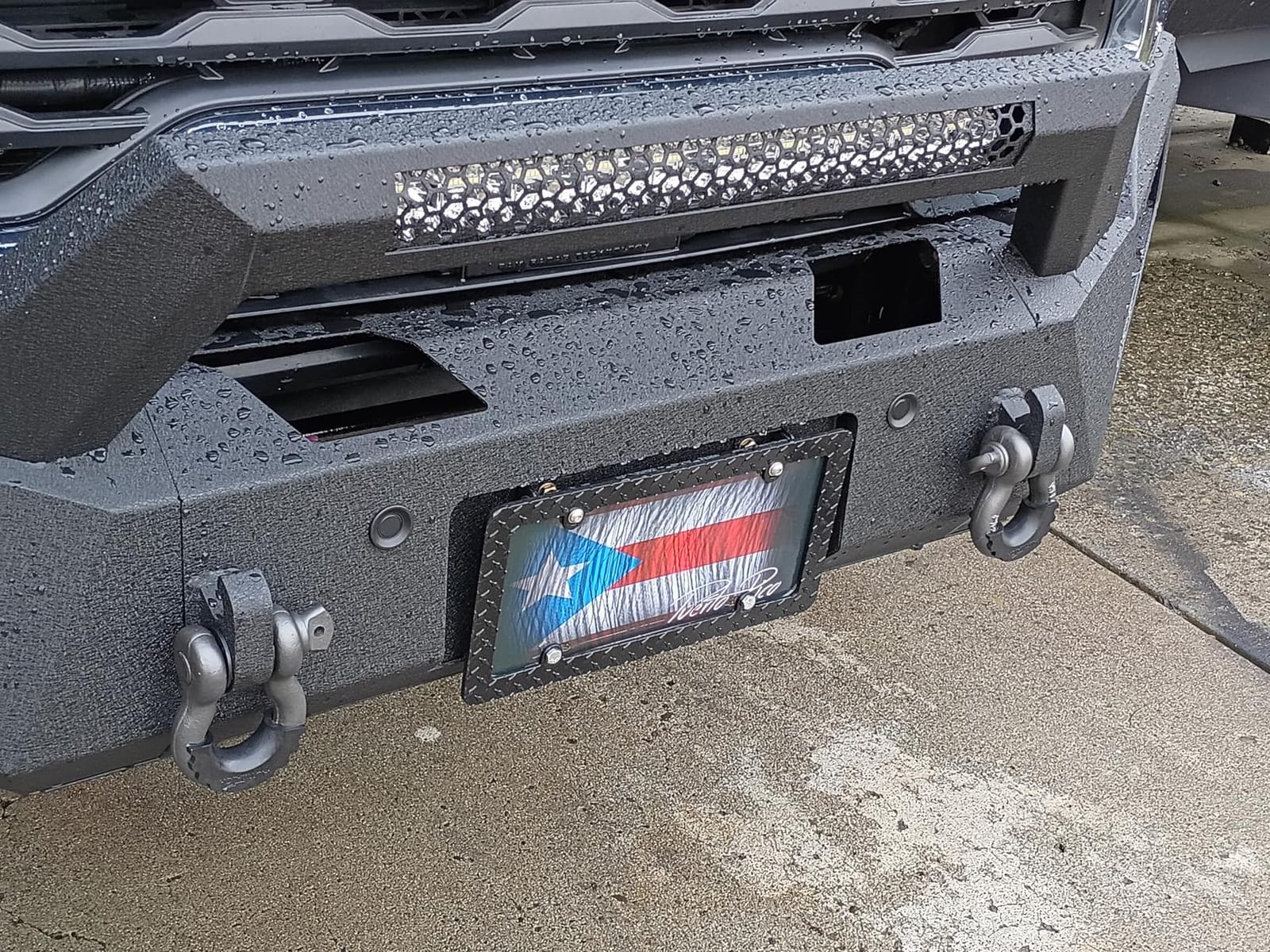 Ram Front Bumper for 2010-2018 Dodge Ram 2500/3500 Pickup | Truck Front Bumper w/Winch Plate, LED Lights and D-rings customer photo 1
