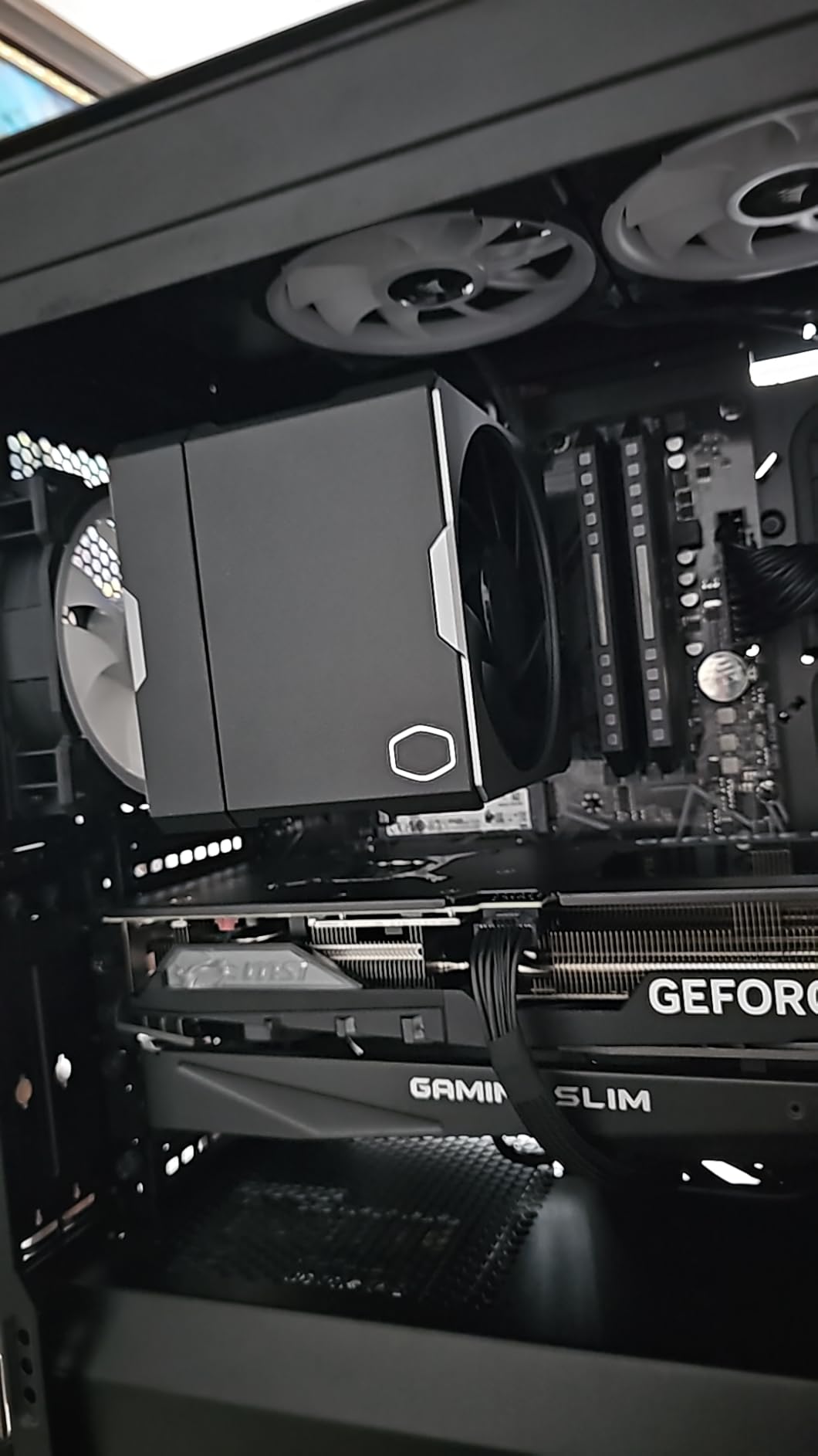 Cooler Master Hyper 612 APEX SCHP CPU Air Cooler, Single-Tower Dual PWM Fan | AMD AM5/AM4 & Intel LGA1851/1700 Support Cooler, 6 SCHP, Quiet Cooling. Dual Mobius 120P PWM Fans, 159mm, Easy Installation customer photo 2
