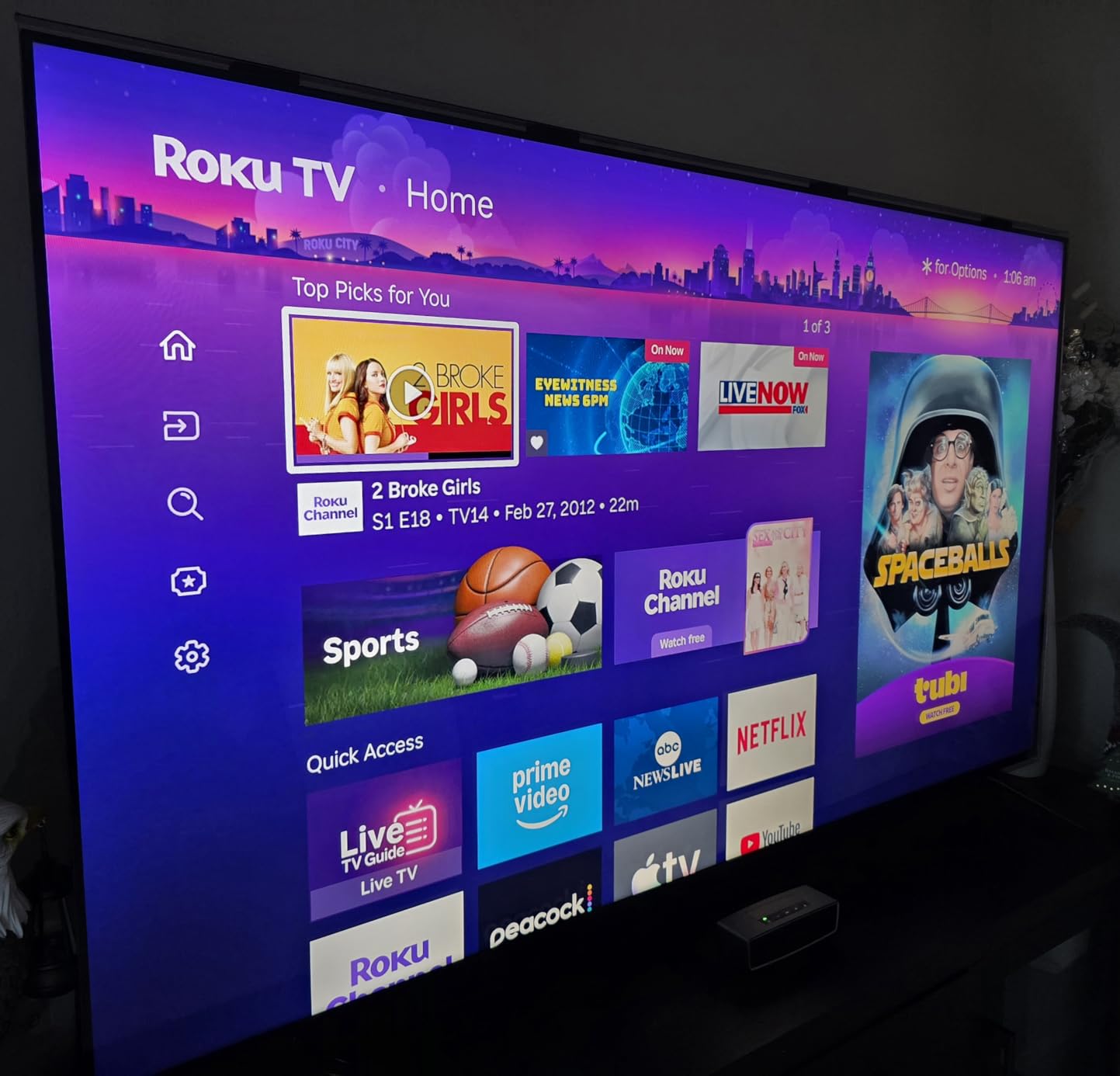 Roku 65-Inch Plus Series Smart TV - 4K QLED Mini-LED TV - RokuTV | Flat Screen Television with Dolby Vision & Wi-Fi for Streaming Live Local News, Sports - Enhanced Voice Remote customer photo 2