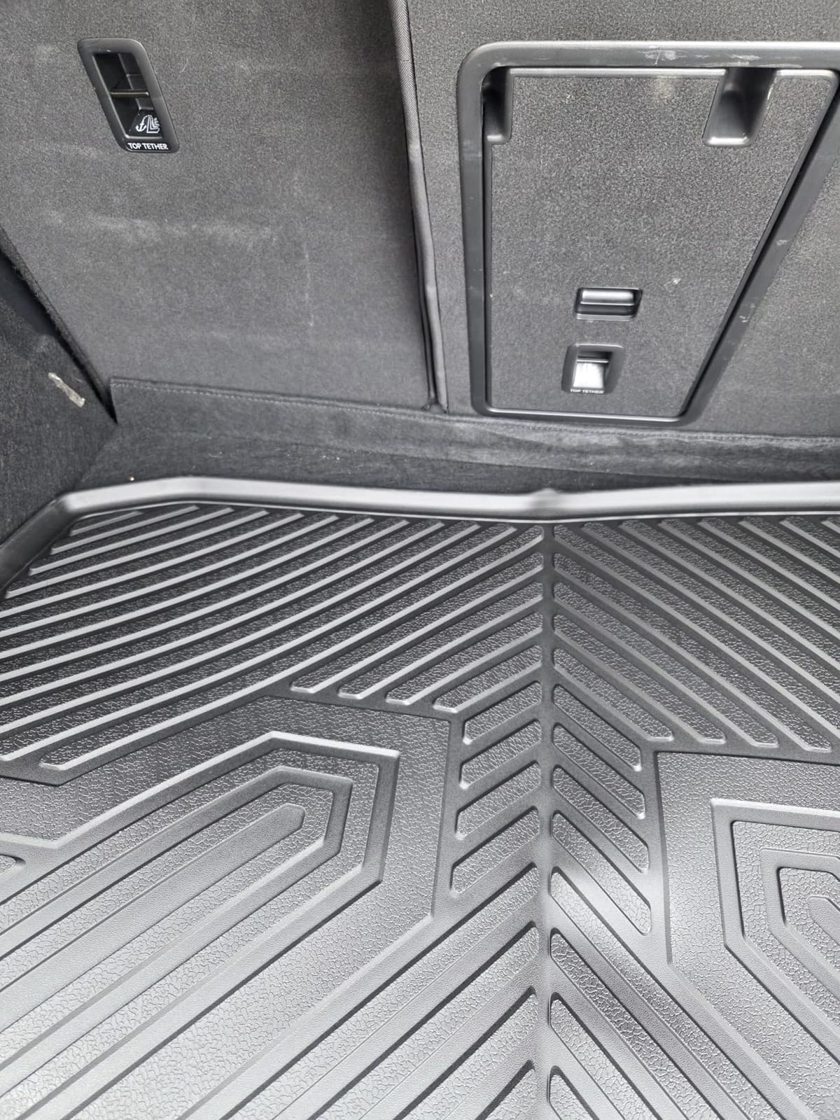 LASFIT Floor Mat for Mazda CX90 / PHEV 2024-2026 7 Seats 3rd Row 60/40 Split | 100% TPE All Weather Custom Fit customer photo 1