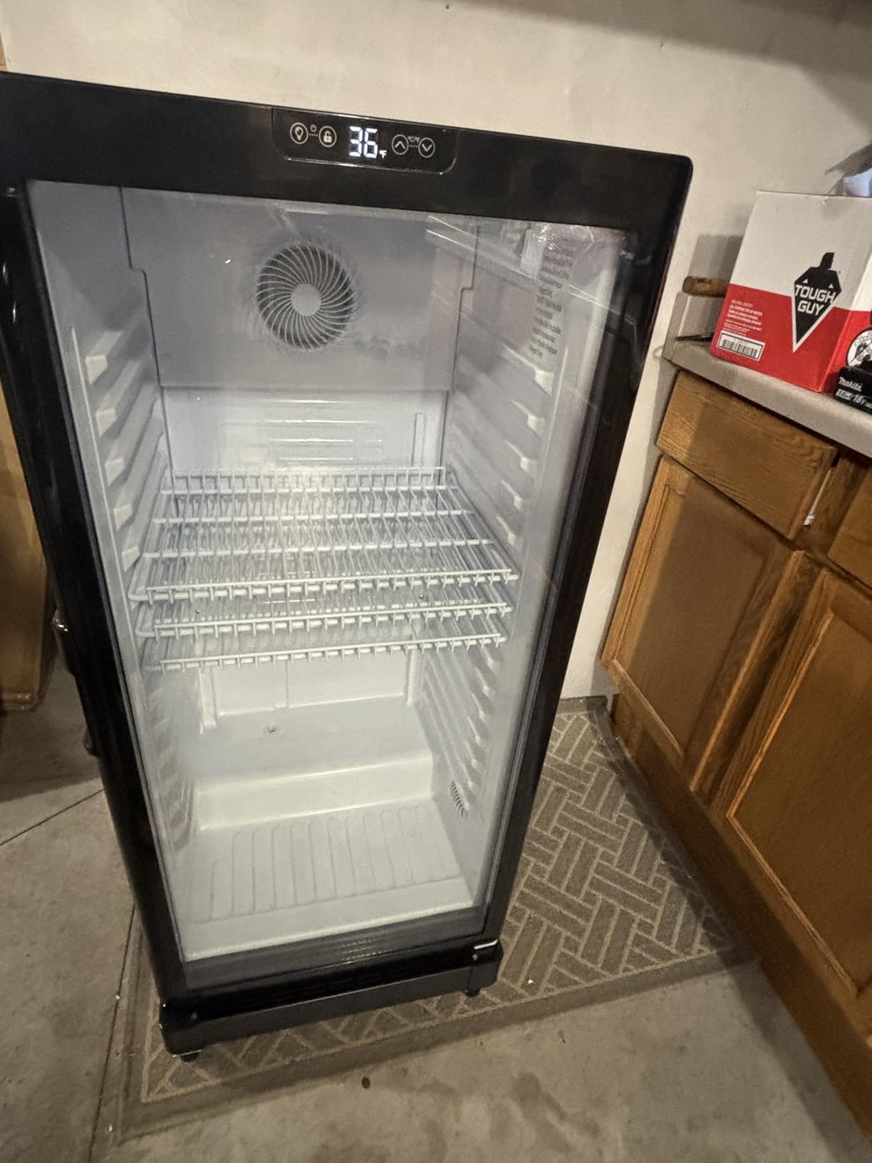 6 Cu.Ft Commercial Beverage Fridge with Glass Door | Double-Tempered Glass, Locking Key & LED, Indoor/Outdoor Use, Bar/Office/Restaurant, Adjustable Shelves, Energy Efficient customer photo 2