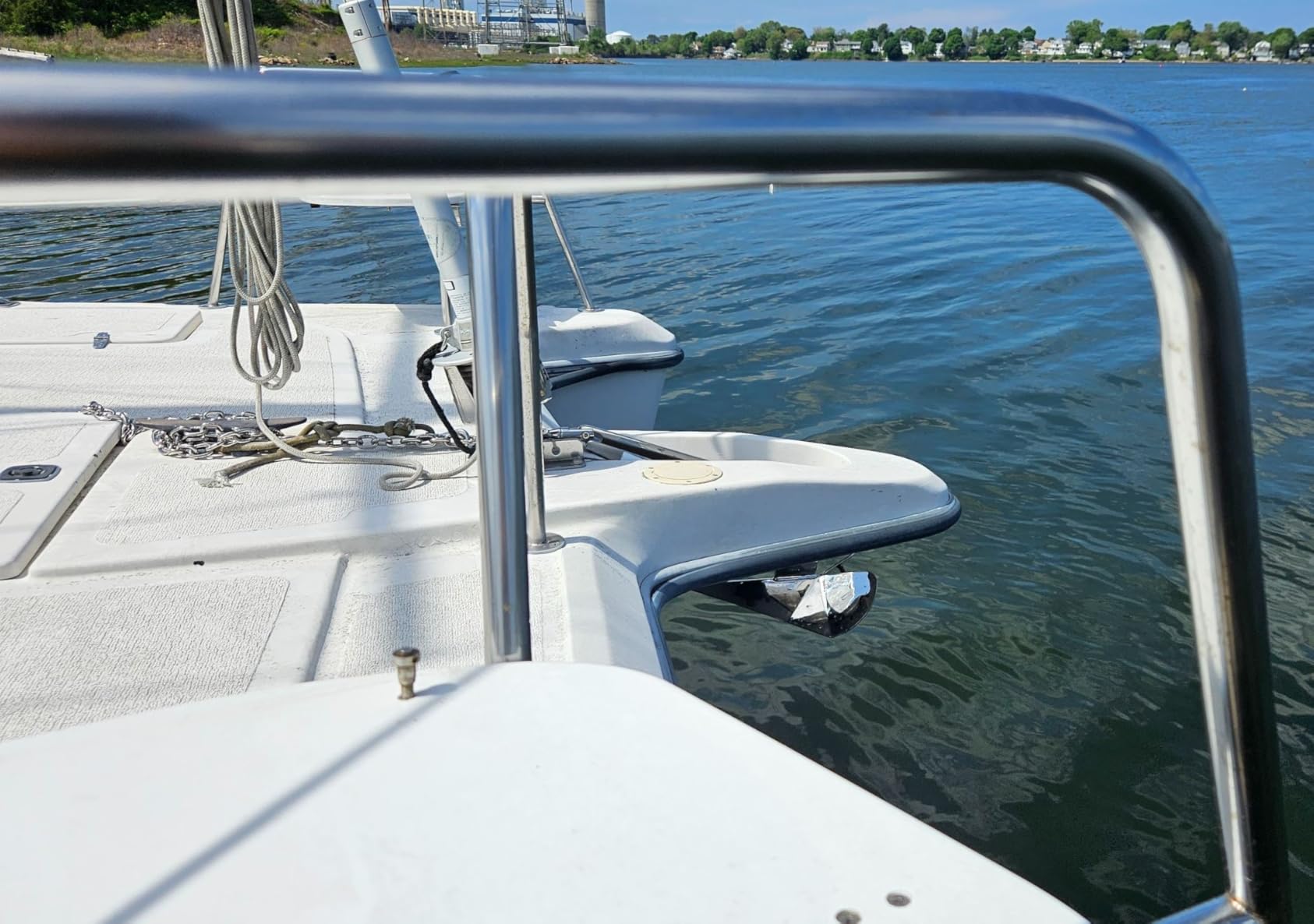 Delta Anchor 316 Marine Grade Stainless Steel Boat Anchor 11 lb 13 lb 16 lb 22 lb 33 lb 44 lb Heavy Duty Triangular Plow Anchor for Pontoon Fishing Boats Sailing Boats Small Anchor customer photo 1