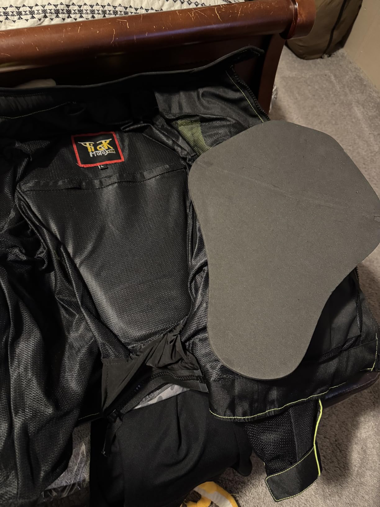 PSLER CE Level 2 Back Motorcycle Armor, CE Level 2 Armor Jacket Pads Inserts | CE Level 2 Back Motorcycle Armor Inserts customer photo 2
