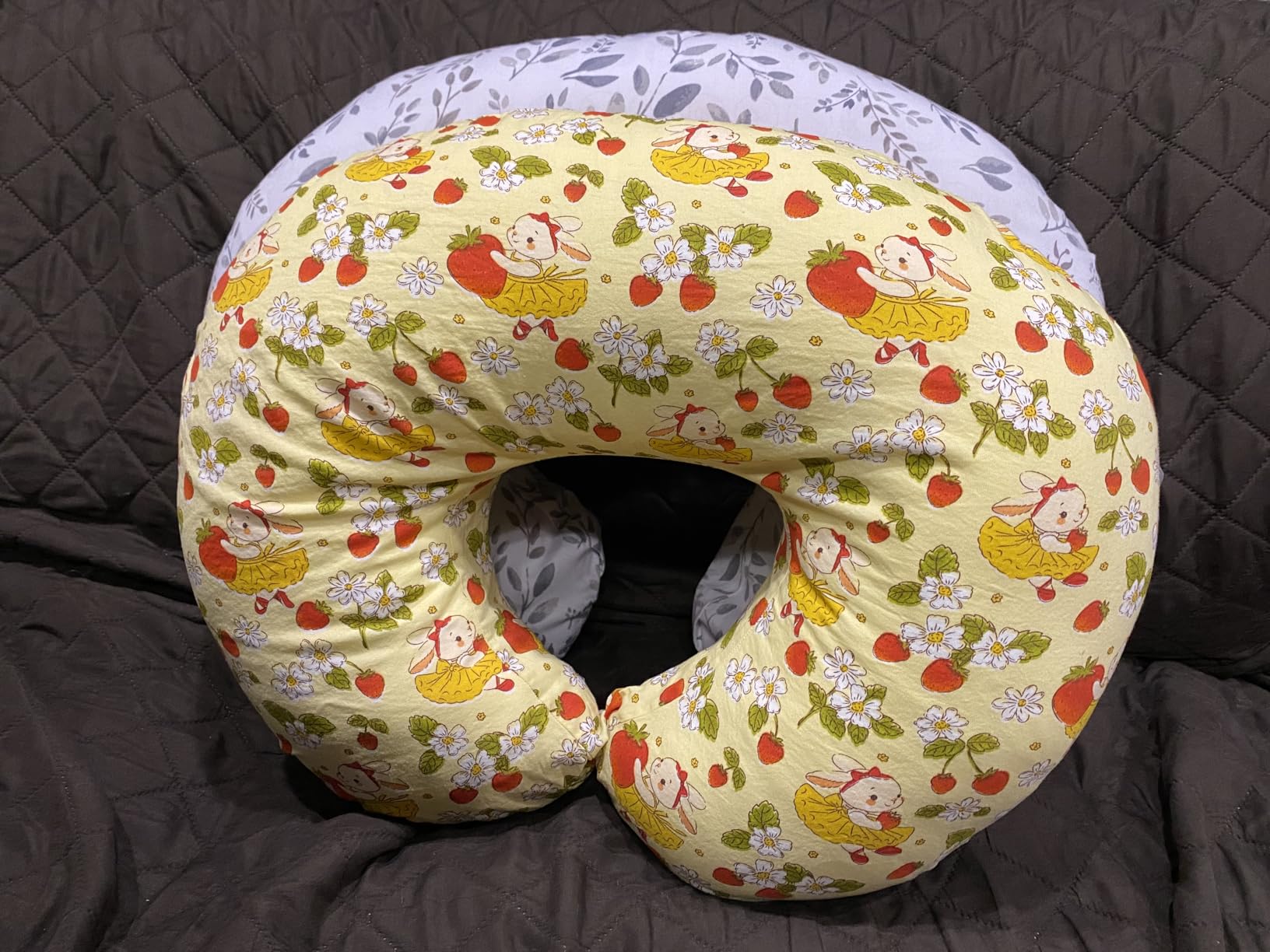 x-vesolje Baby Nursing Pillow for Breastfeeding, Adjustable Breastfeeding Pillow for Bottle Feeding, Nursing Support Pillow for Mom and Baby Healthier Nursing, Removable Cover- Floral customer photo 2