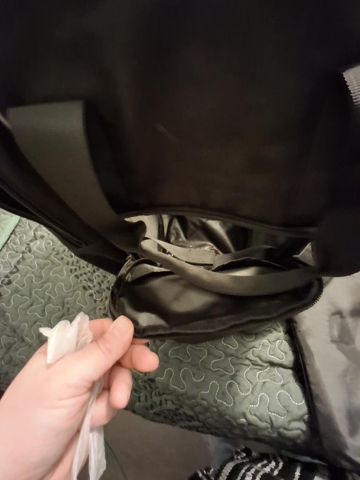 Bosynoy Bowling Ball Bag, 1 Ball Bowling Tote Carrier with Shoe Compartment customer photo 1