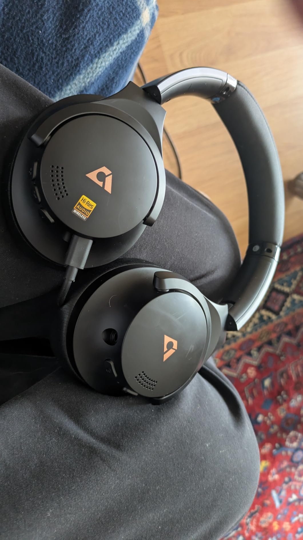1Mii Y8+ Noise Cancelling Headphones for Gaming, Airplane & Travel, Black | Bluetooth 6.0 Over-Ear Wireless, Hybrid ANC, 100 hrs Playtime, Comfortable, LDAC Hi-Res Audio, Deep Bass, Custom EQ via APP customer photo 1