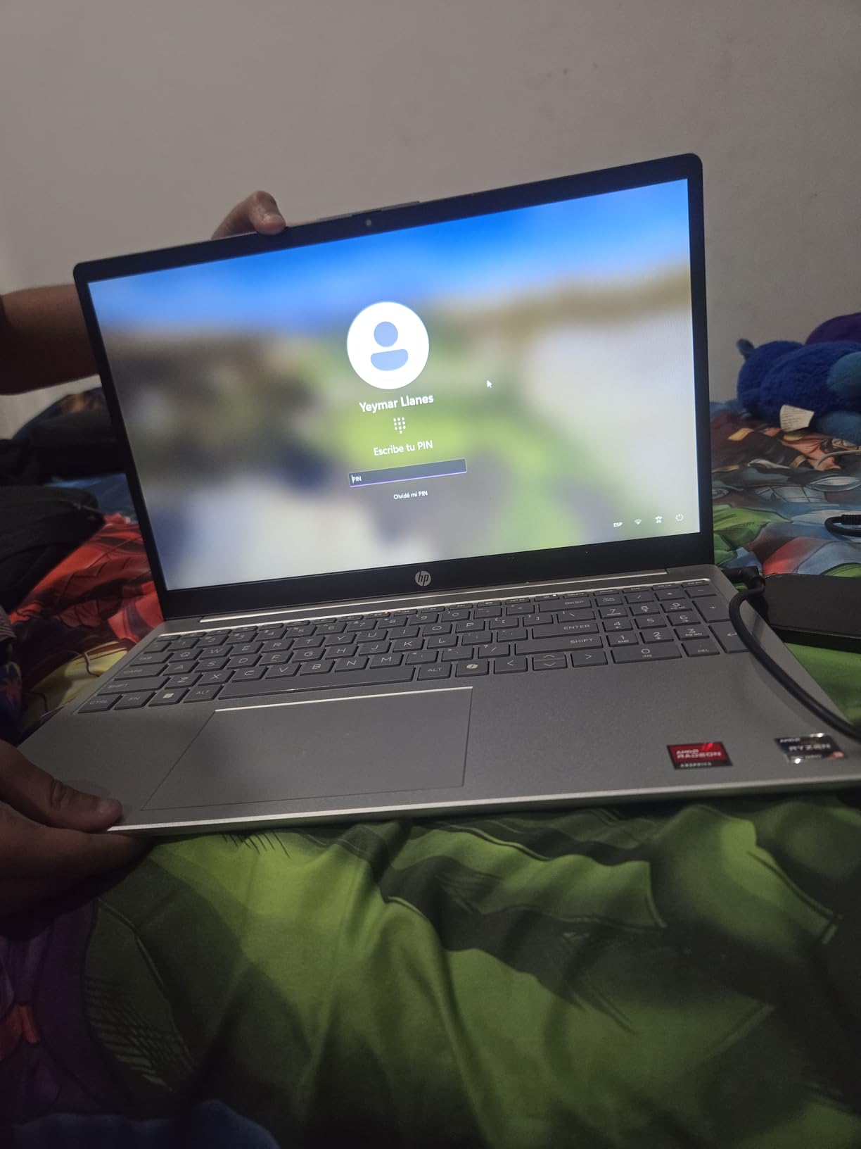HP 15.6 inch Laptop, HD Touchscreen Display, AMD Ryzen 3 7320U, 8 GB RAM, 128 GB SSD, AMD Radeon Graphics, Windows 11 Home in S Mode, Natural Silver, 15-fc0099nr customer photo 1