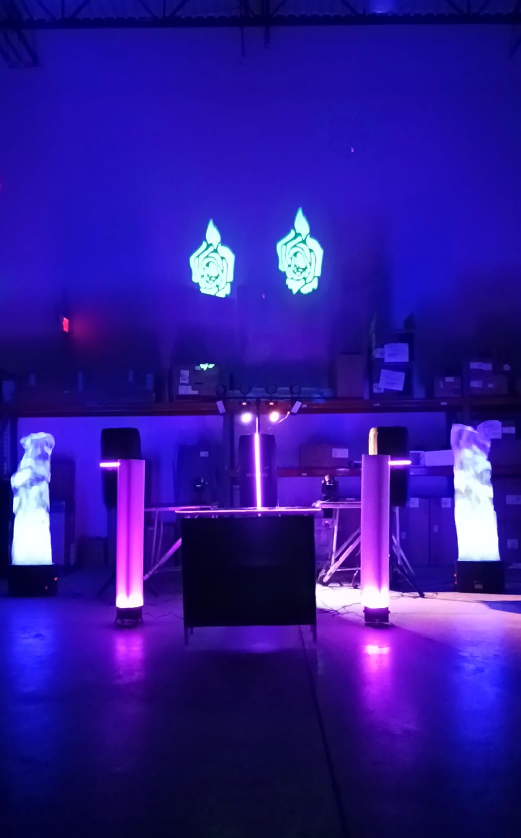 2PCS 60W LED Moving Head Light Stage Lights with Remote Control 8 GOBO 8 Colors Spotlight by DMX Controlled 11 Channel with Sound Activated for Disco Club Party Stage Lighting Shows customer photo 2