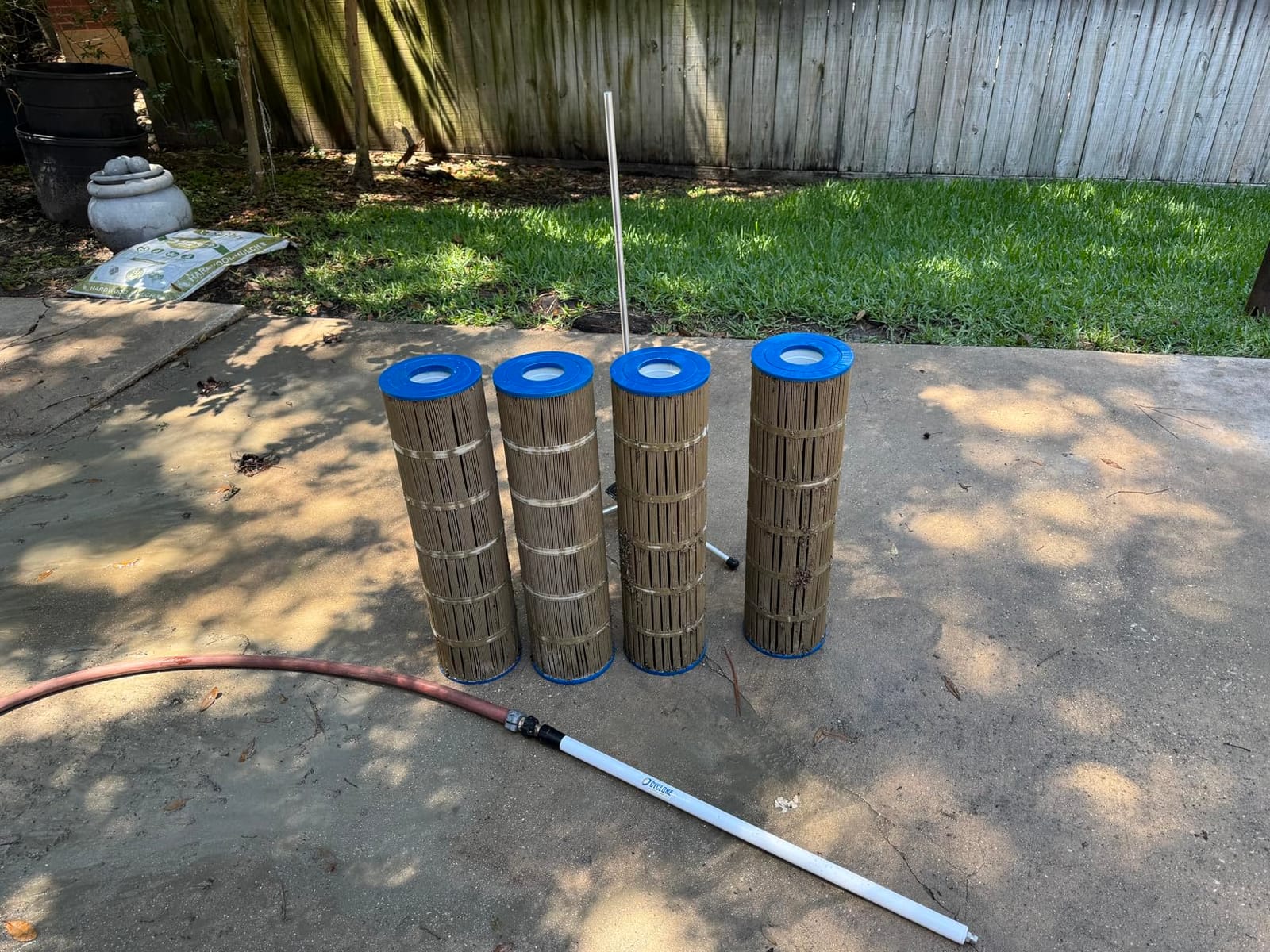 Ultra Series for Pentair CCP420 Pool Filter Cartridges 420 sq ft | Replaces PCC105/178584/R173576; fits CCP420 #160301; 5 oz/sq yd trilobal media for high dirt loads & steady flow; 4-Pack customer photo 1