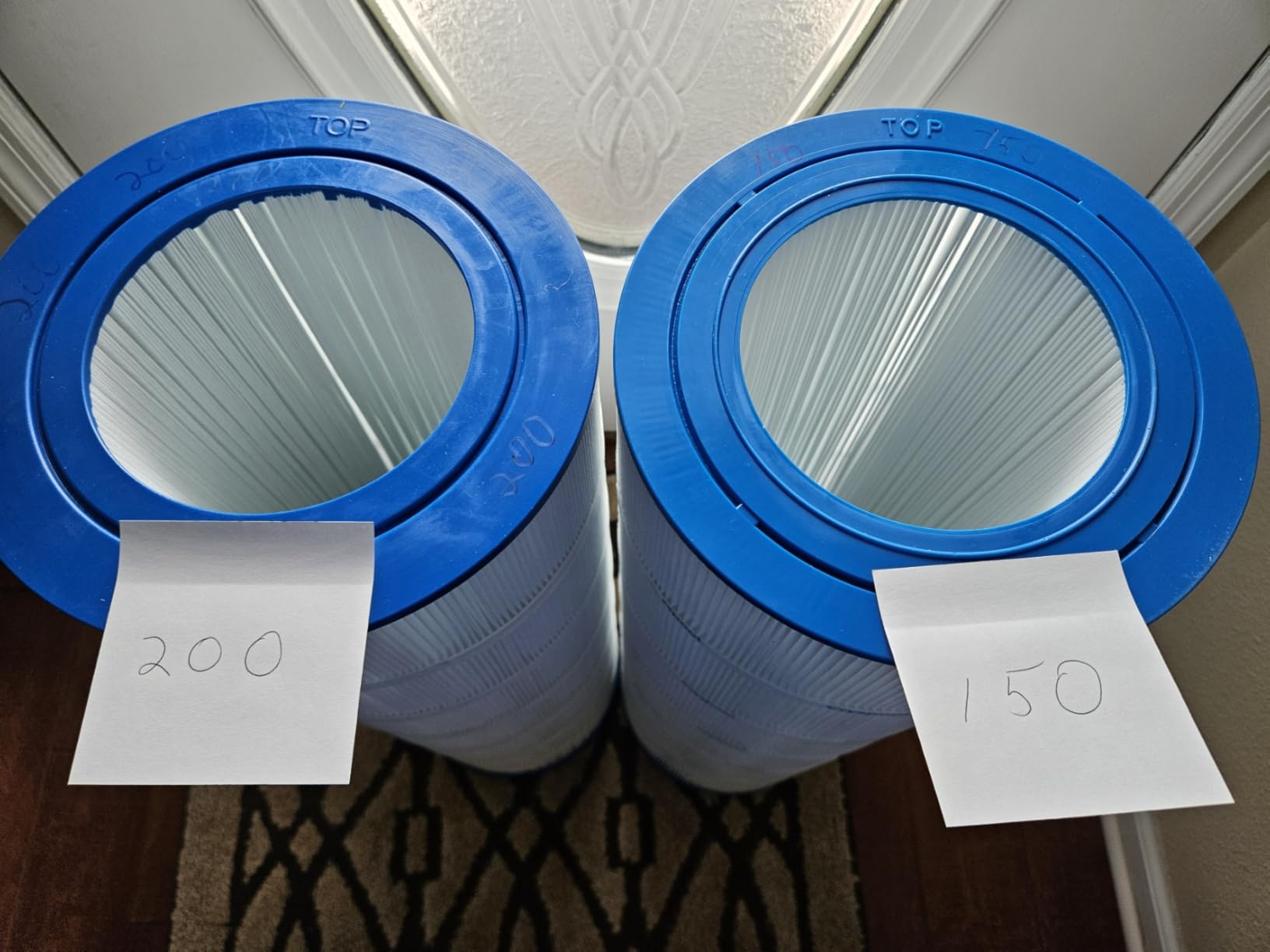 Ultra Series for Pentair CCP420 Pool Filter Cartridges 420 sq ft | Replaces PCC105/178584/R173576; fits CCP420 #160301; 5 oz/sq yd trilobal media for high dirt loads & steady flow; 4-Pack customer photo 2