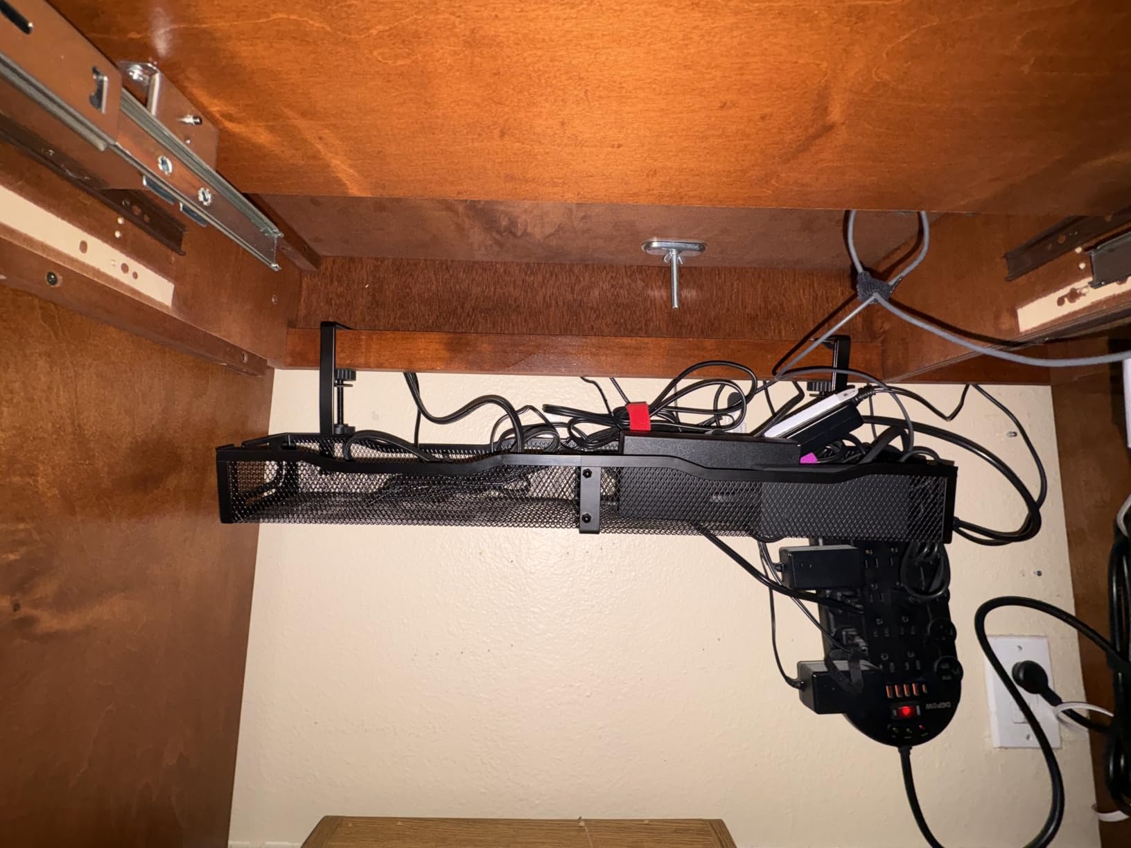 Cable Management, 25'' Cable Management Under Desk, Cable Tray customer photo 1