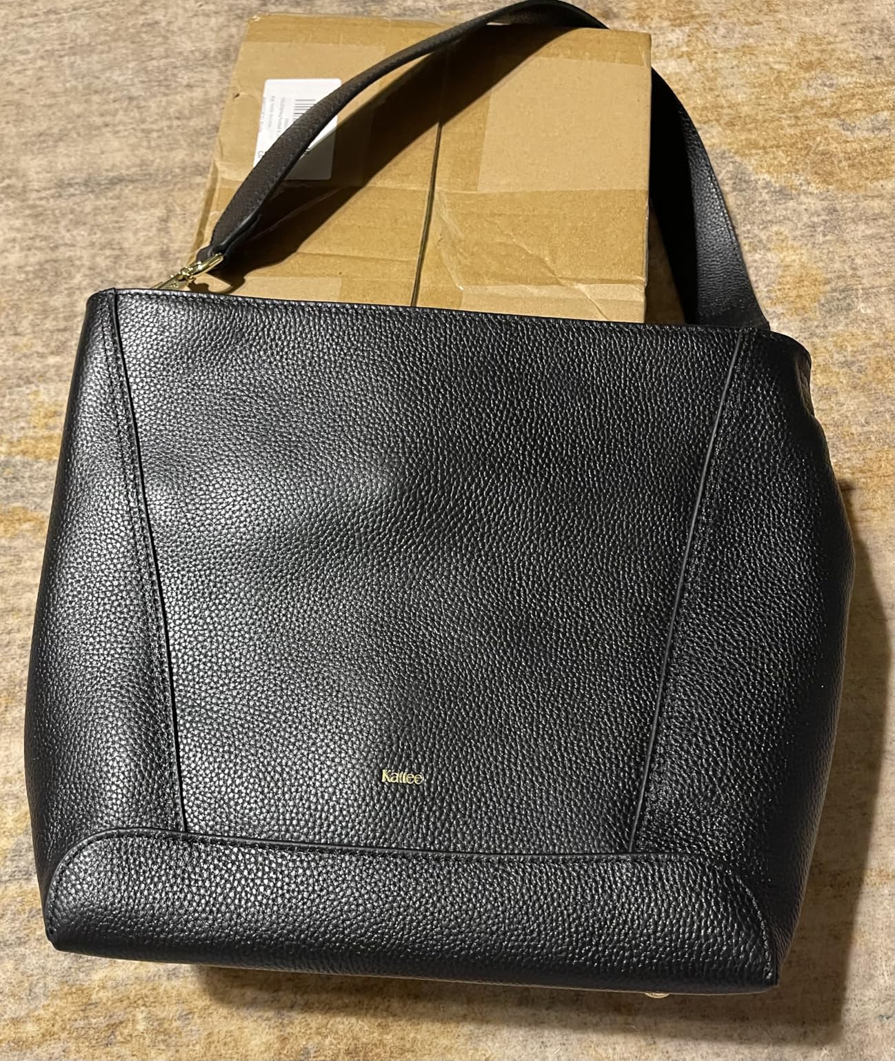 Leather Purses and Handbags, Bucket Bags for Women, Top Grain Leather Tote Shoulder Crossbody with 2 Straps customer photo 2