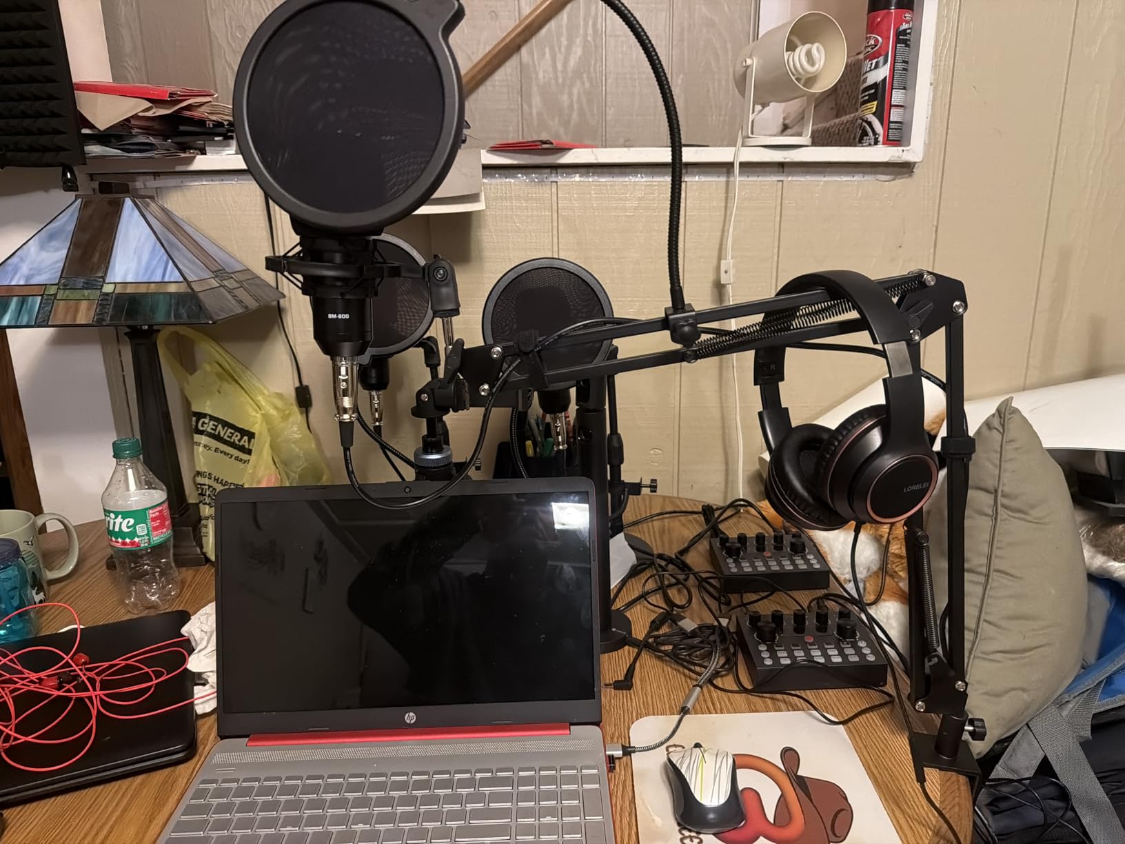 ALSO GO Podcast Equipment Bundle, V8s Sound Card with BM-800 Microphone | Podcast Microphone Bundle with Voice Changer, Recording Studio Equipment for Singing Gaming Live Streaming YouTube Tiktok customer photo 2