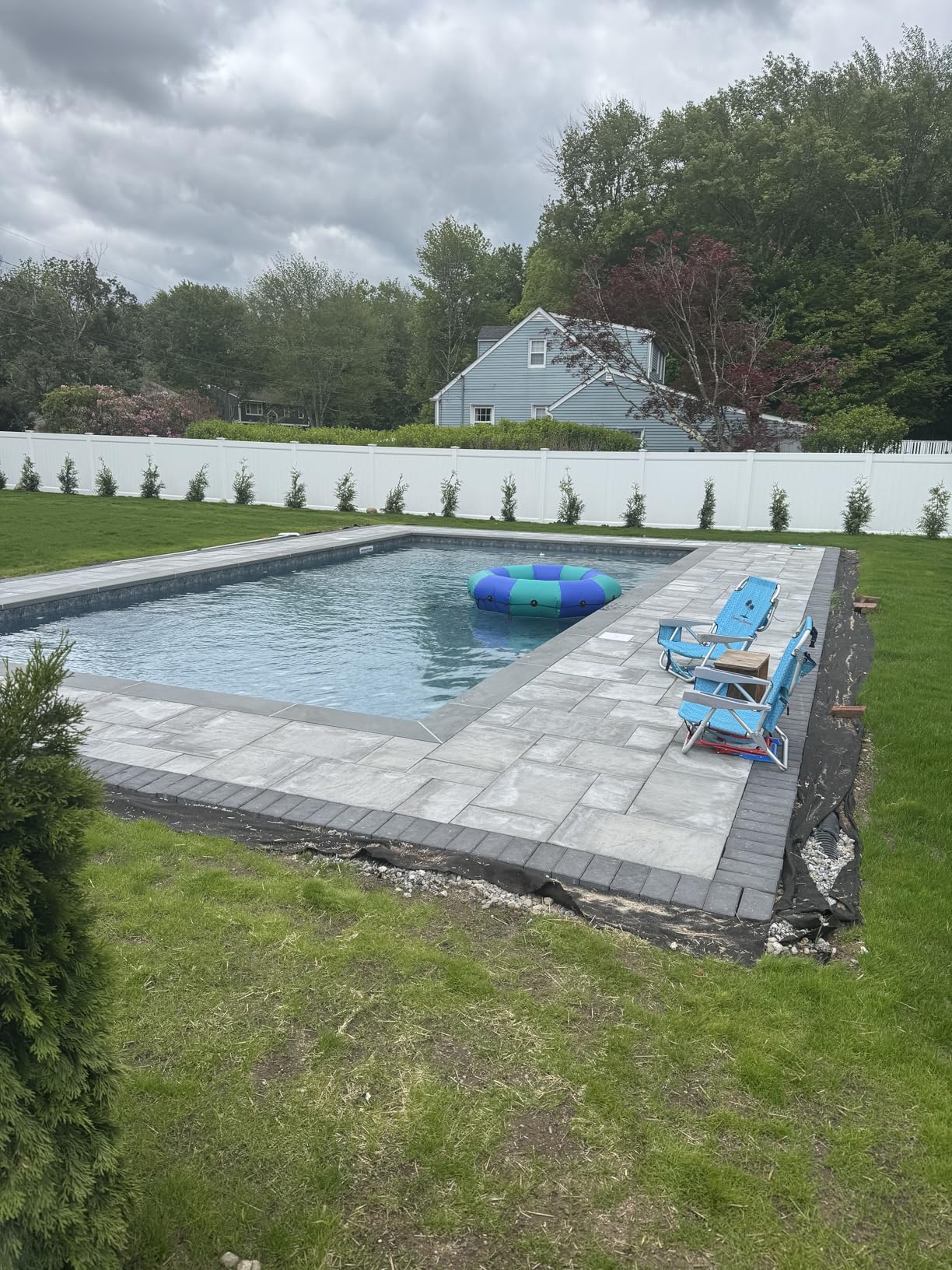 Inflatable Water Trampoline for Lake, 6FT/10FT/12FT/15FT Recreational Floating Water Bouncer with 500W Electric Inflator & Rope Ladder, Kids Adults Portable Pool Trampoline Swim Platform customer photo 1