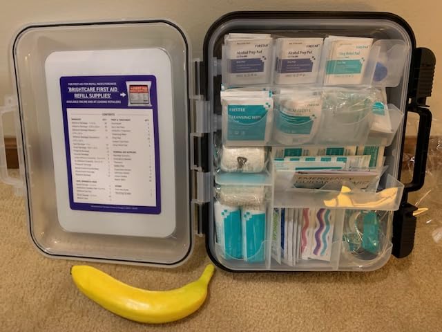 Large First Aid Kit Cabinet, Wall Mountable & Portable, OSHA Compliant | Tilting Shelves, Mounting Hardware Included, For Business, Office, School, Warehouse & Workplace customer photo 1