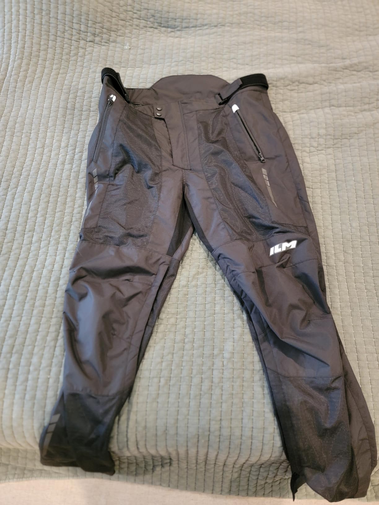 ILM Mesh Motorcycle Pants for Men with CE Armor Model PM1 | Breathable, Lightweight, Stretch Fabric, Leg Zipper Riding Motorbike Touring customer photo 2