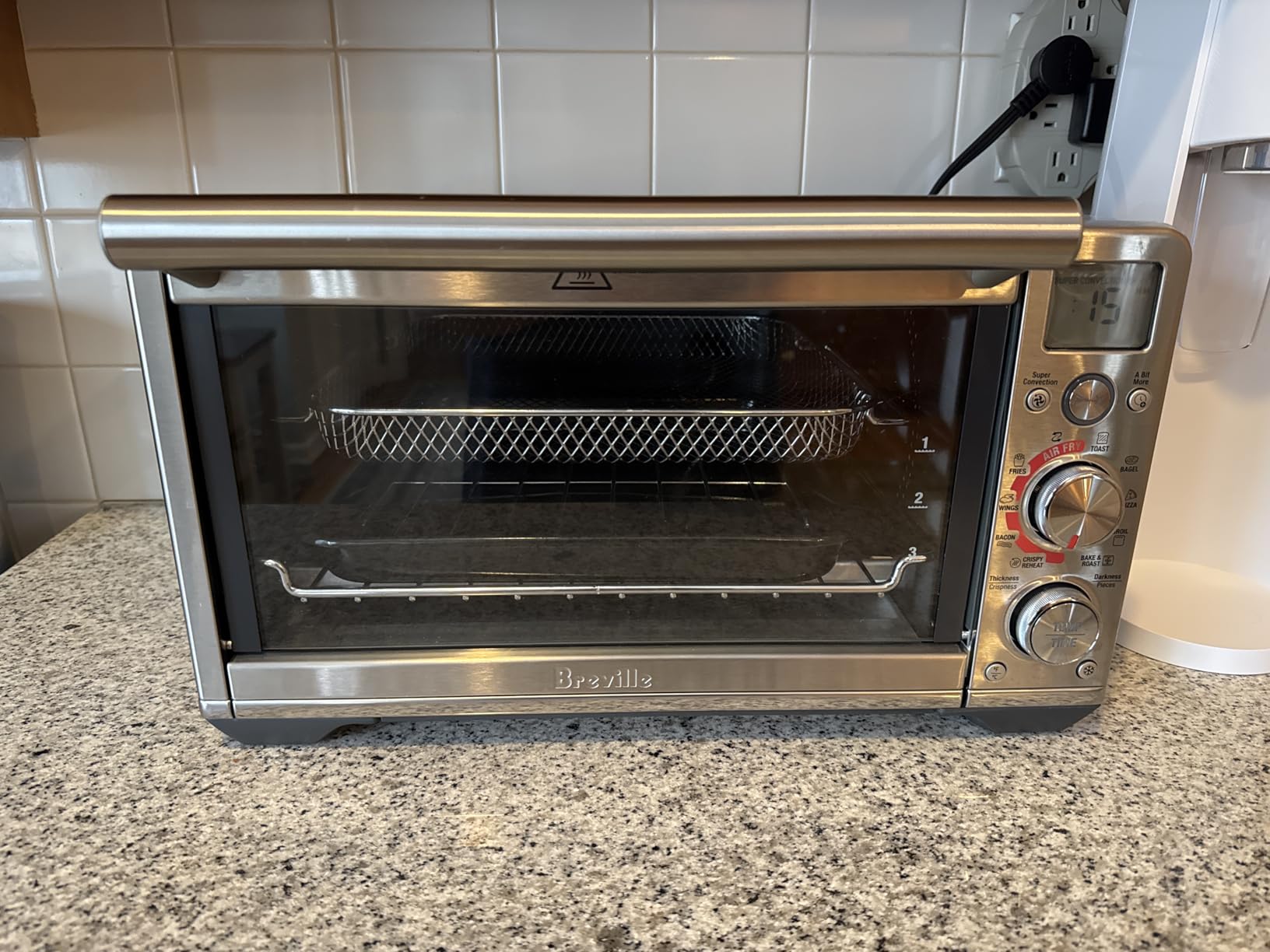 Breville BOV680BSS Smart Oven Air Fryer Compact, Brushed Stainless Steel | Small countertop oven with 5 air fry and 5 cooking functions customer photo 1