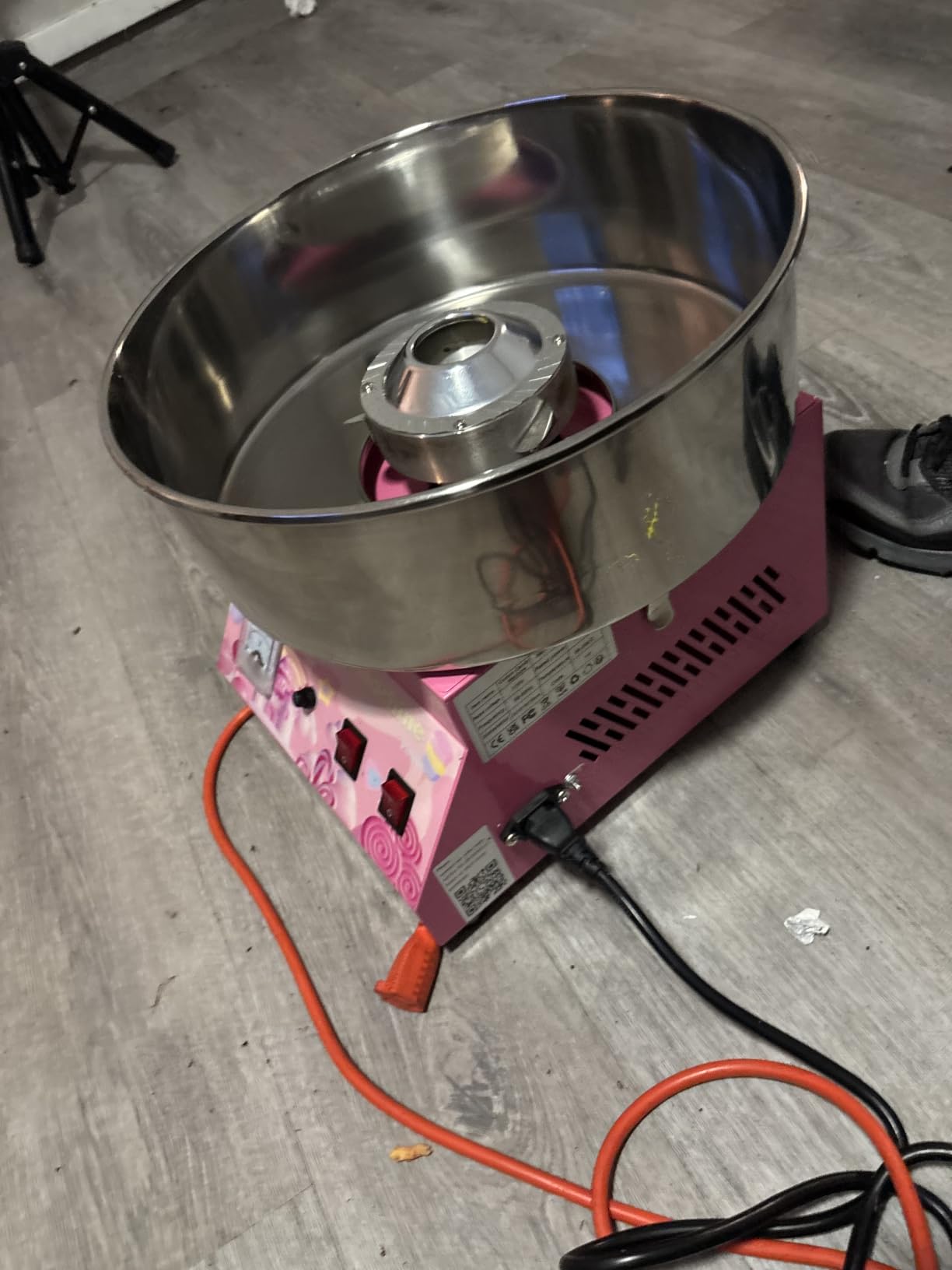 Commercial Cotton Candy Machine 1000W - 15