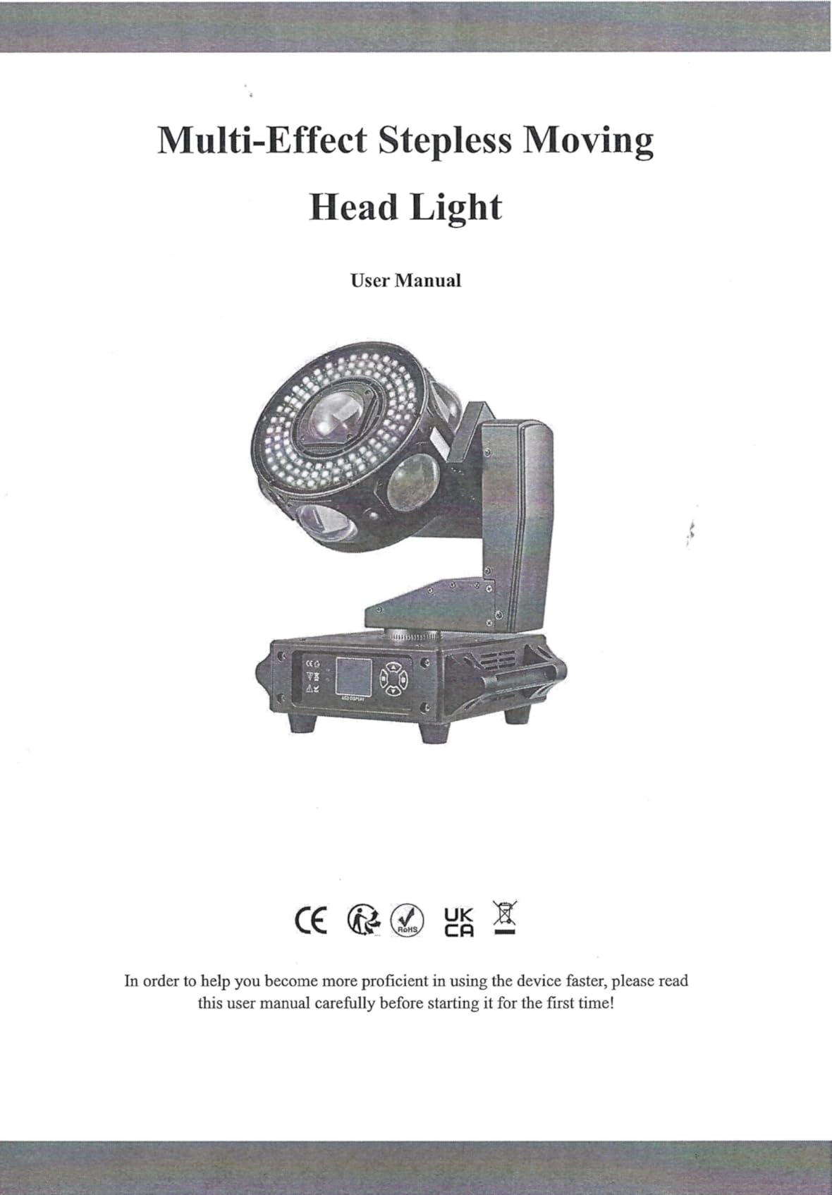 160W 3-Axis Moving Head Lights RGBW 540°Rotation DJ Light with Strobe Effects DMX512 19/25CH with Sound Activated Moving Head Beam Stage Light for Disco Wedding Parties Live Show Bar customer photo 2