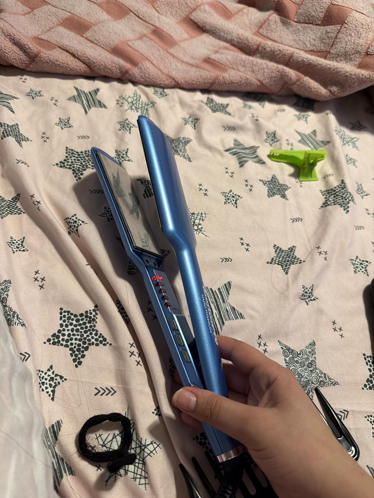BaBylissPRO Nano Titanium Ultra-Sleek Hair Straightener, Flat Iron for All Hair Types customer photo 1