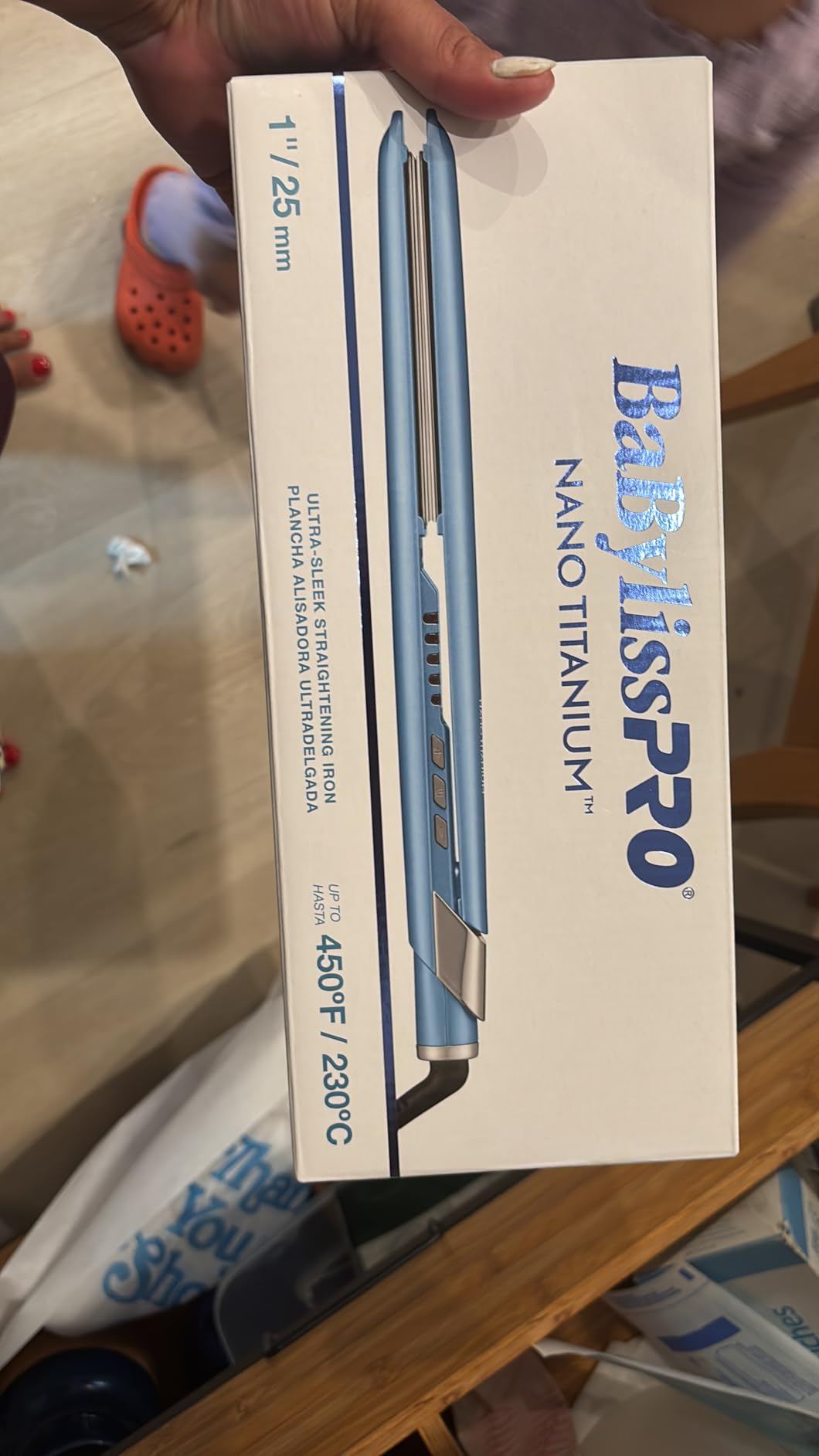 BaBylissPRO Nano Titanium Ultra-Sleek Hair Straightener, Flat Iron for All Hair Types customer photo 2