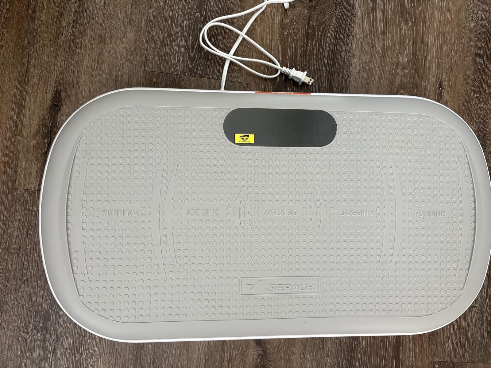 Merach CV40 Curved Vibration Plate Exercise Machine with 440lbs Capacity | 200W Powerful Motor, 13mm Amplitude, Shake Plate for Lymphatic Drainage, Bluetooth, Silicone Pedal, Resistance Band, Home Gym customer photo 1